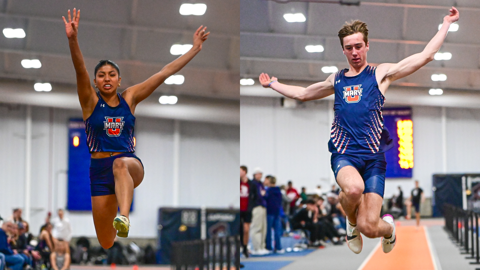 Savana Sanchez and Lucas Kupfer Long Jump