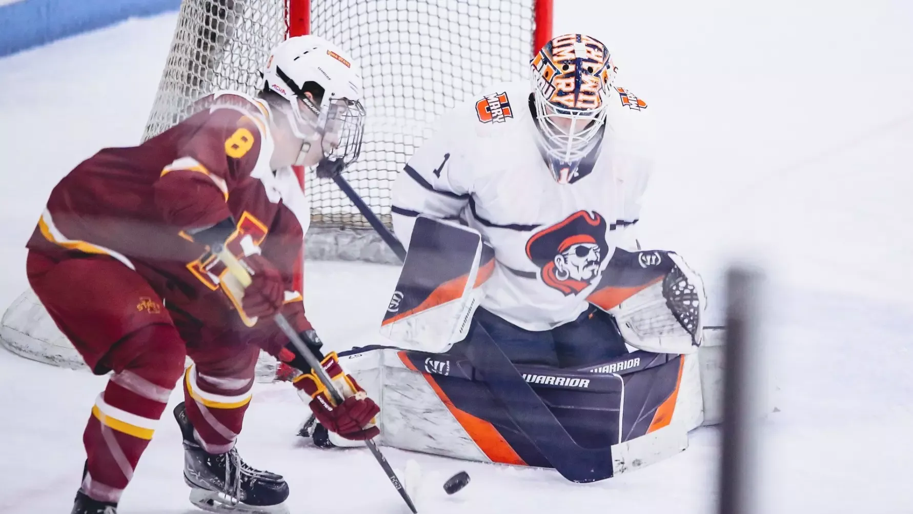 Caleb Cross looks to make save