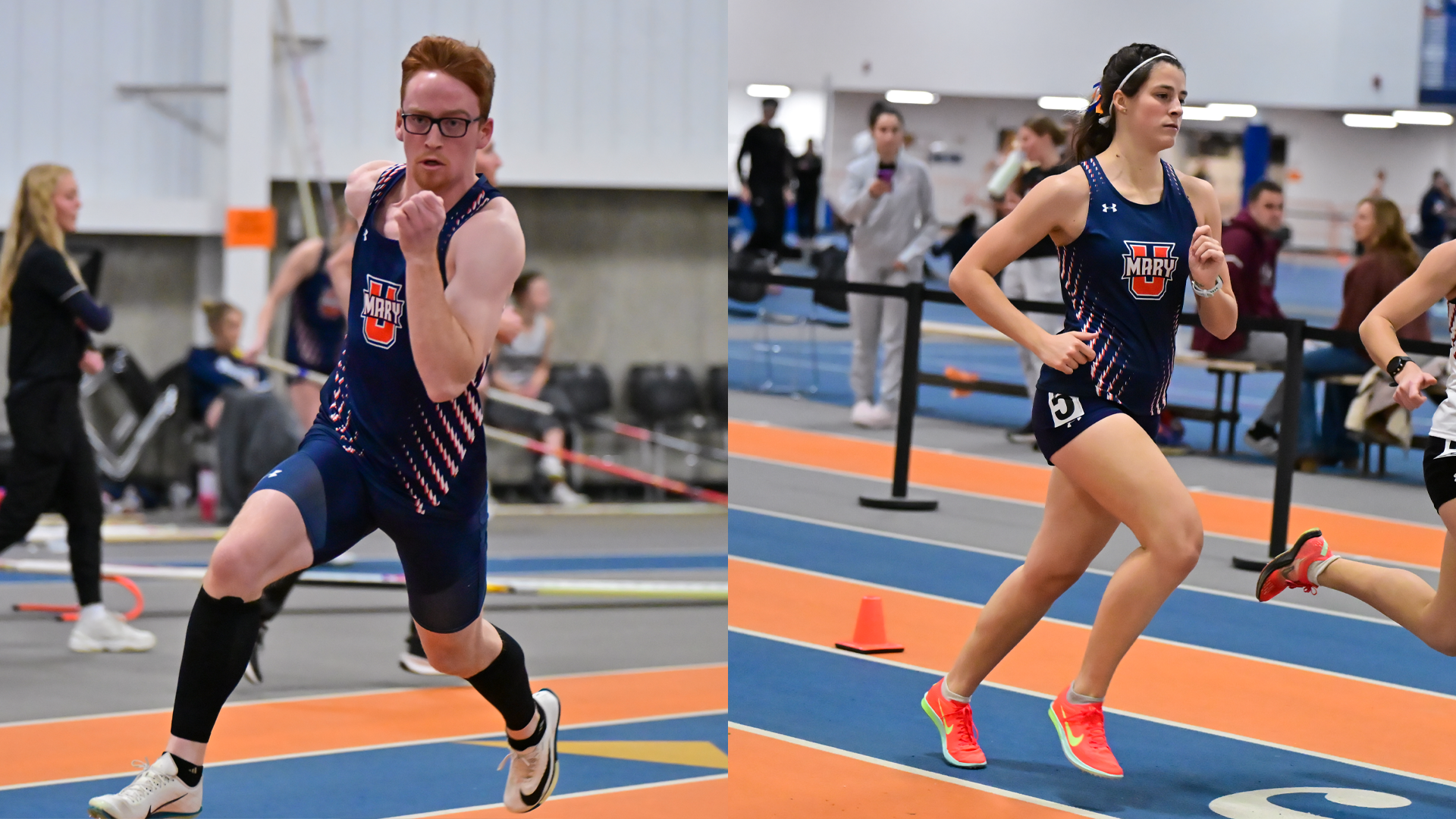 Jordan Peterson and Briley Farris at Marauders Indoor Opener