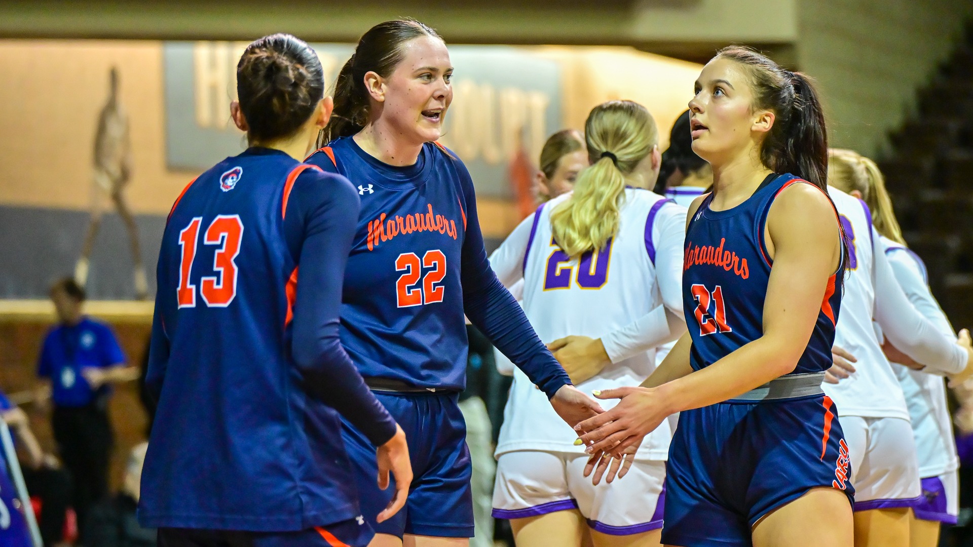 Anna and Cassie in NSIC Semifinals