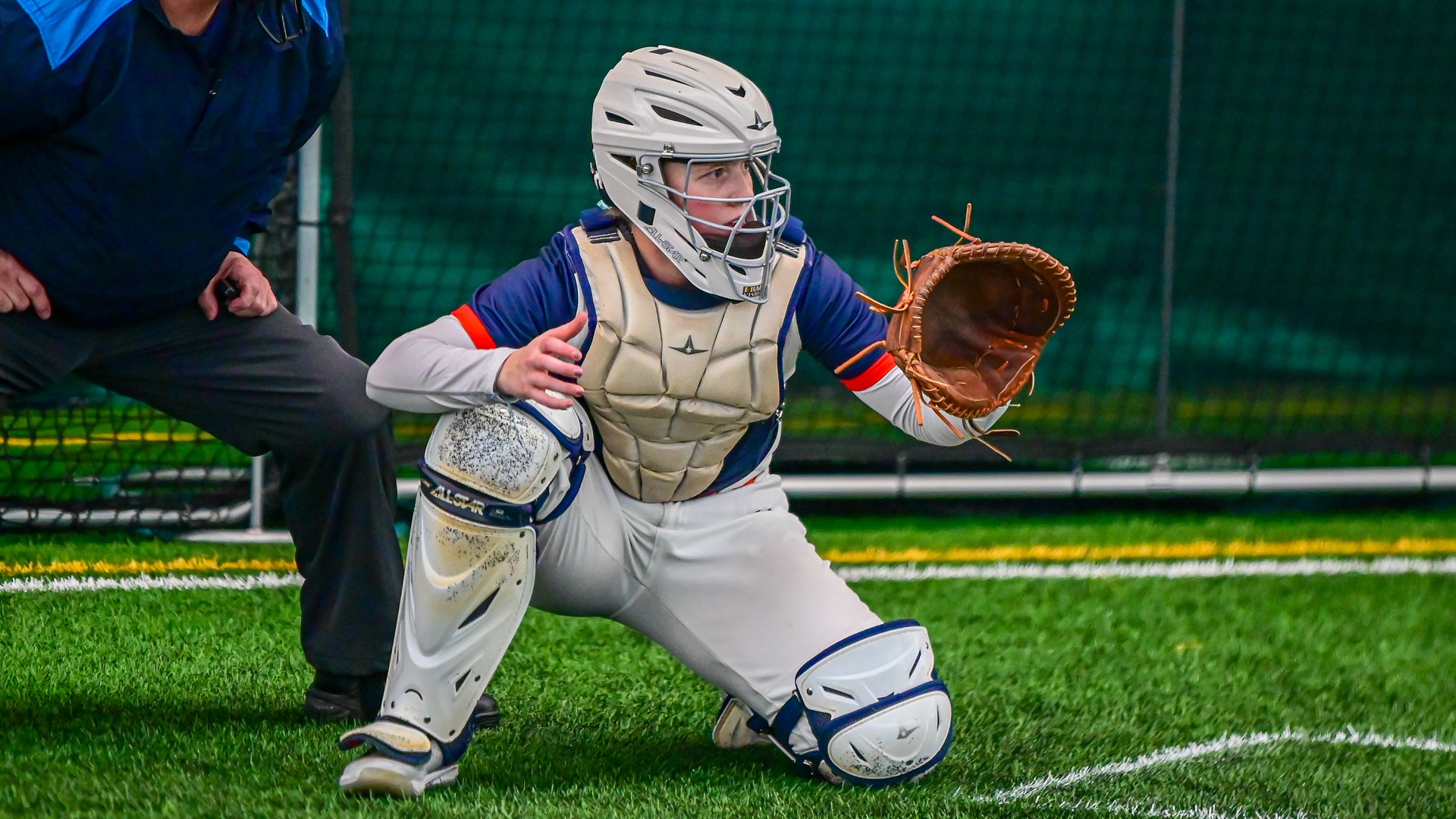 Bree Waldron catching