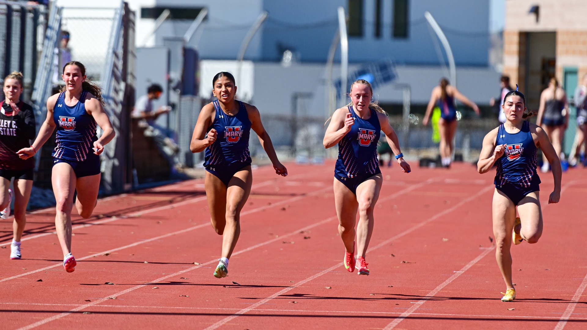Kate Van Erp, Savana Sanchez, Kendall Berg and Mya Nishimura at the Marauders Outdoor Opener