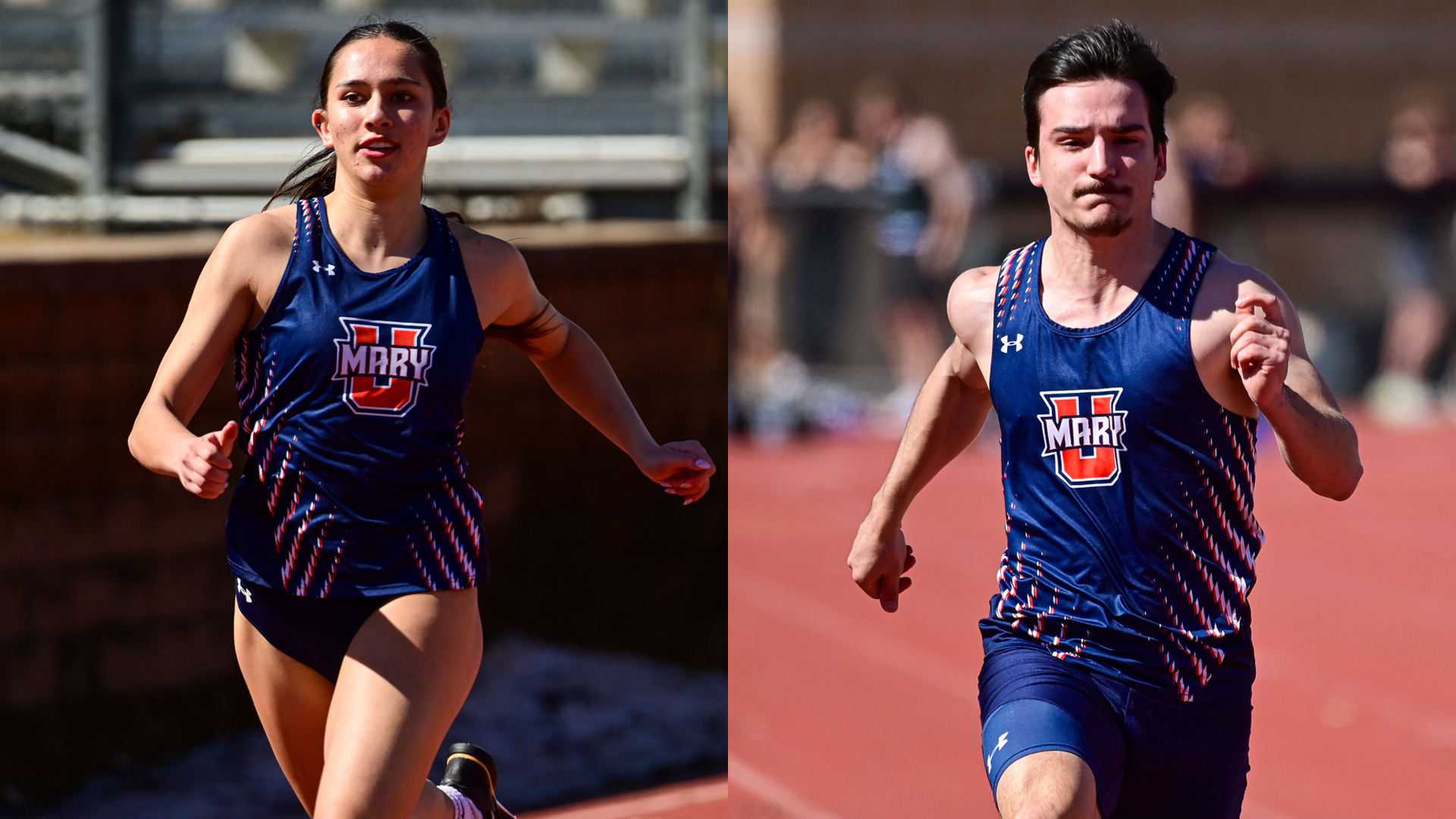 Sydney Elsner and Izaak Kudrna at Marauders Outdoor Opener