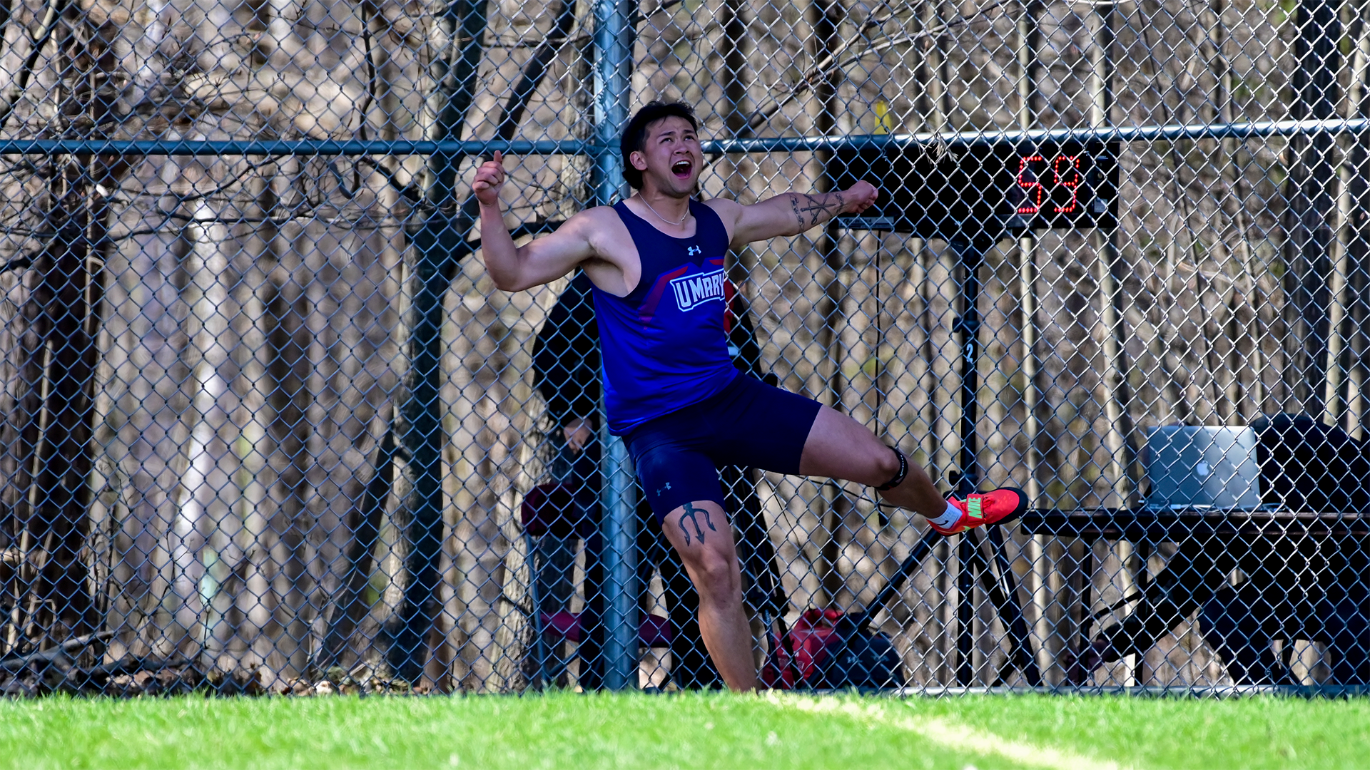 Sean Erickson at the NSIC Championship