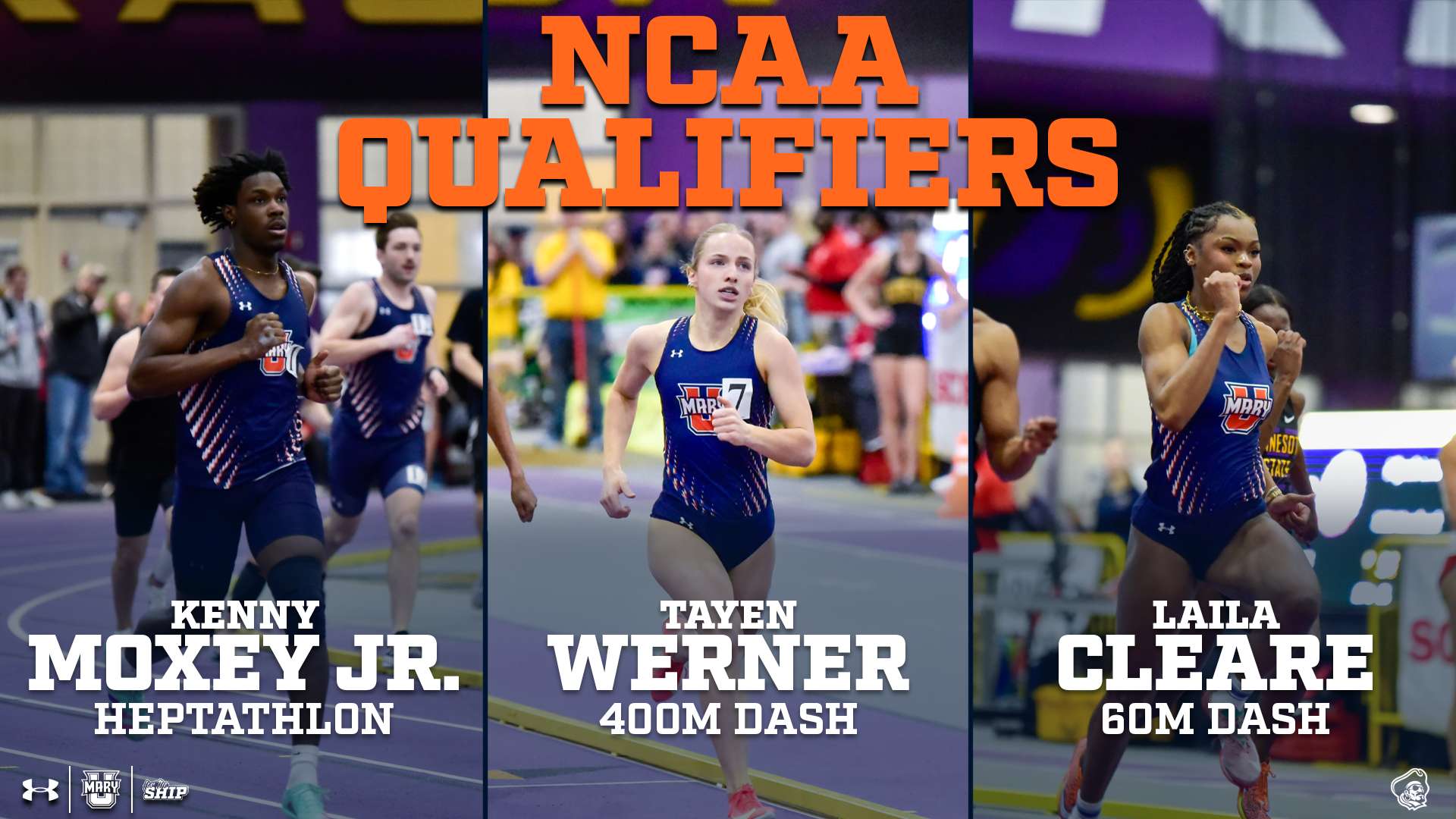 UMary's NCAA Indoor Qualifiers