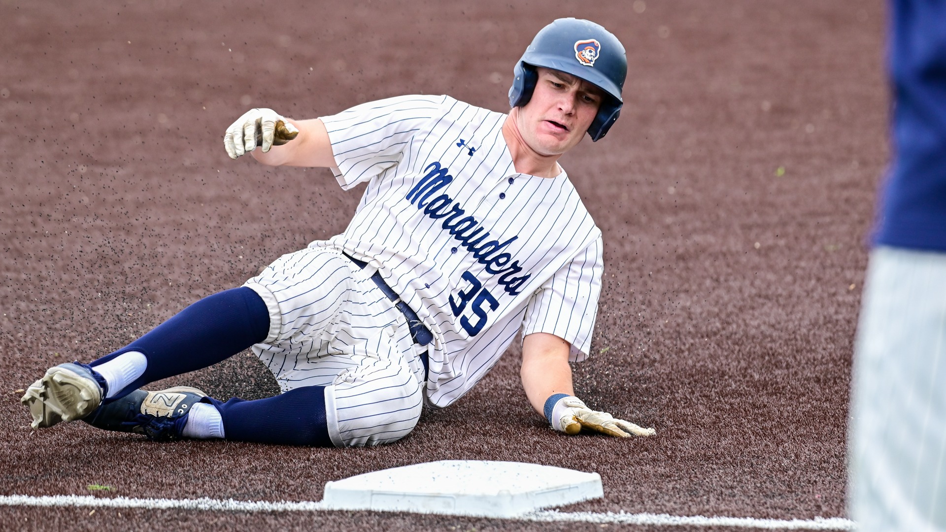 Marcus Butts slides into third