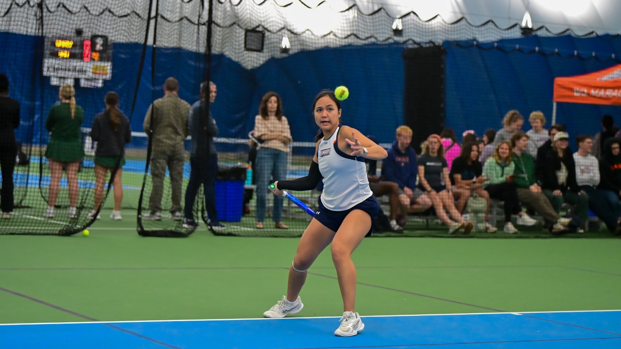 Maja Panganiban forehand against Bemijdi