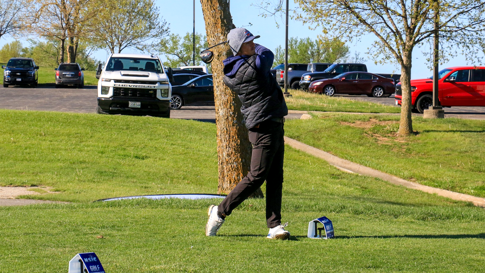 Dawson Melbo at NSIC Championships
