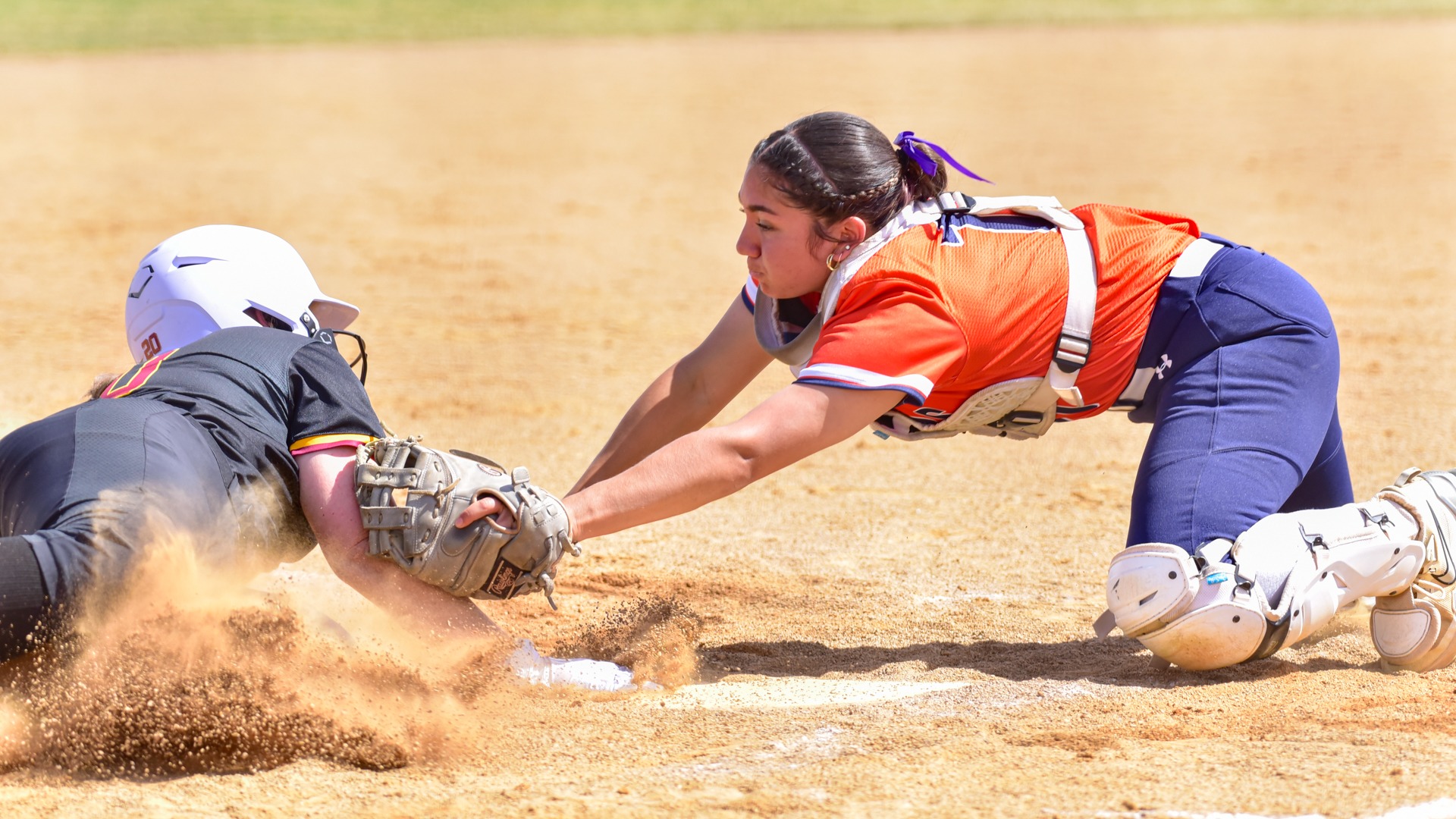 Jianna Cota tagging NSU player at home