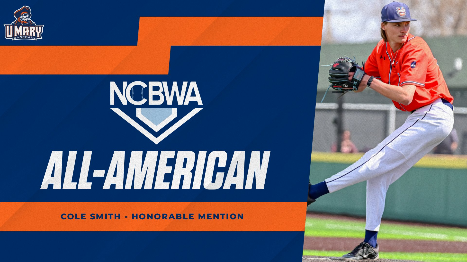 Cole Smith NCBWA All-American graphic