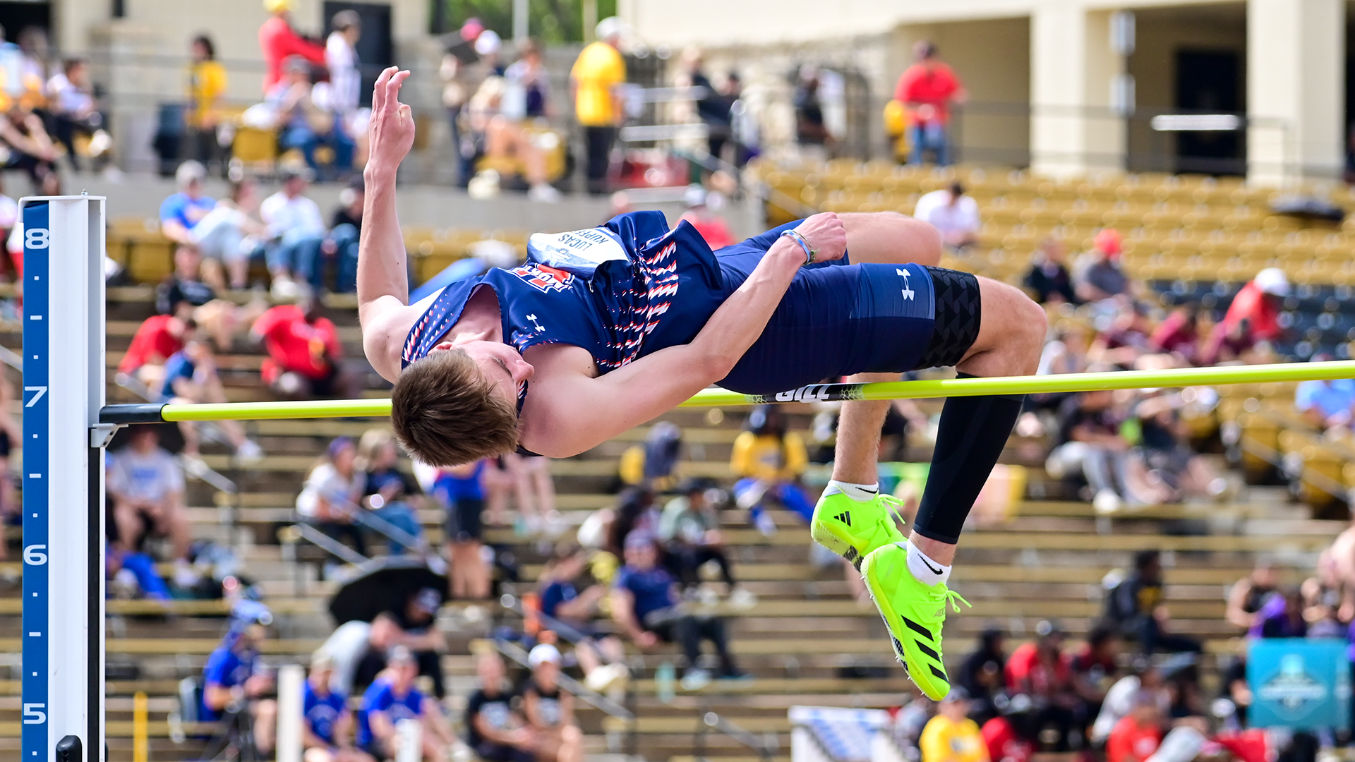 Lucas Kupfer clears 2.10m to earn All-American