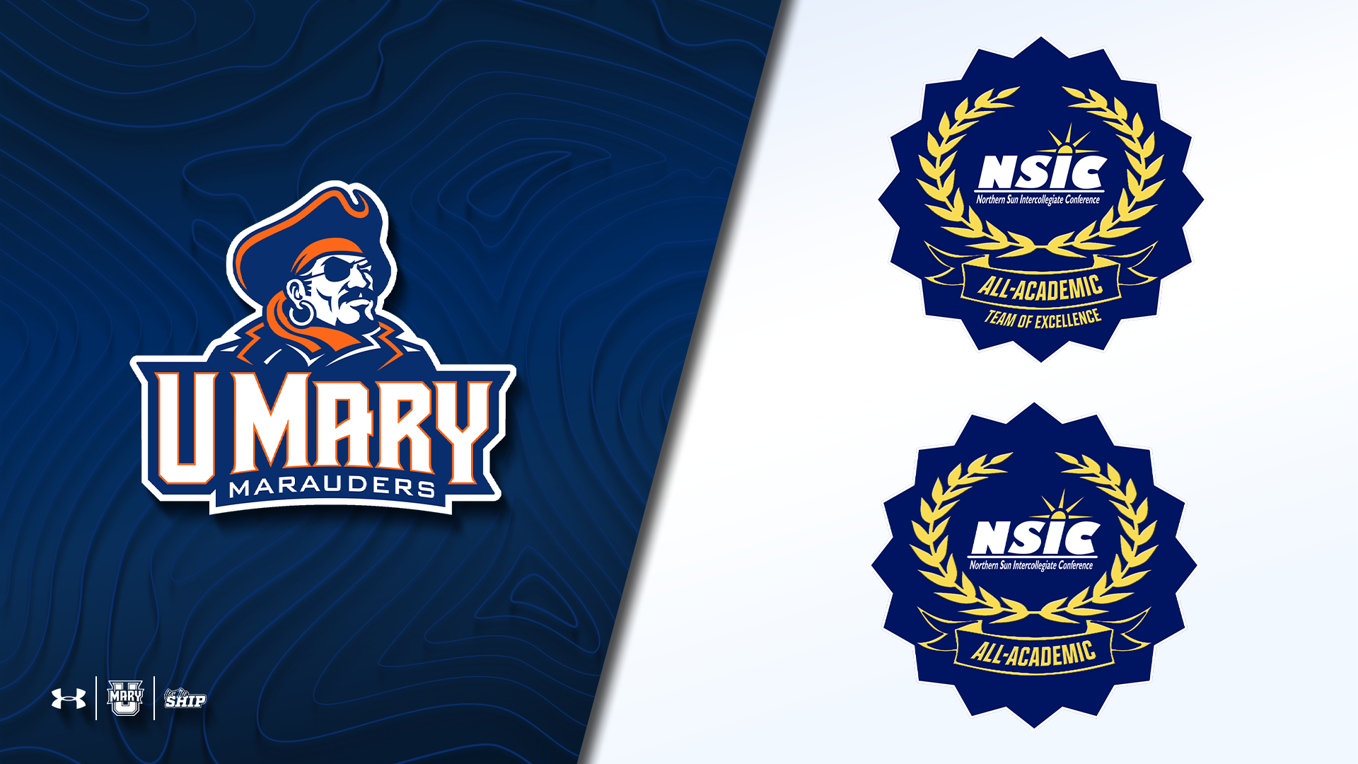 UMary NSIC All-Academic graphic 