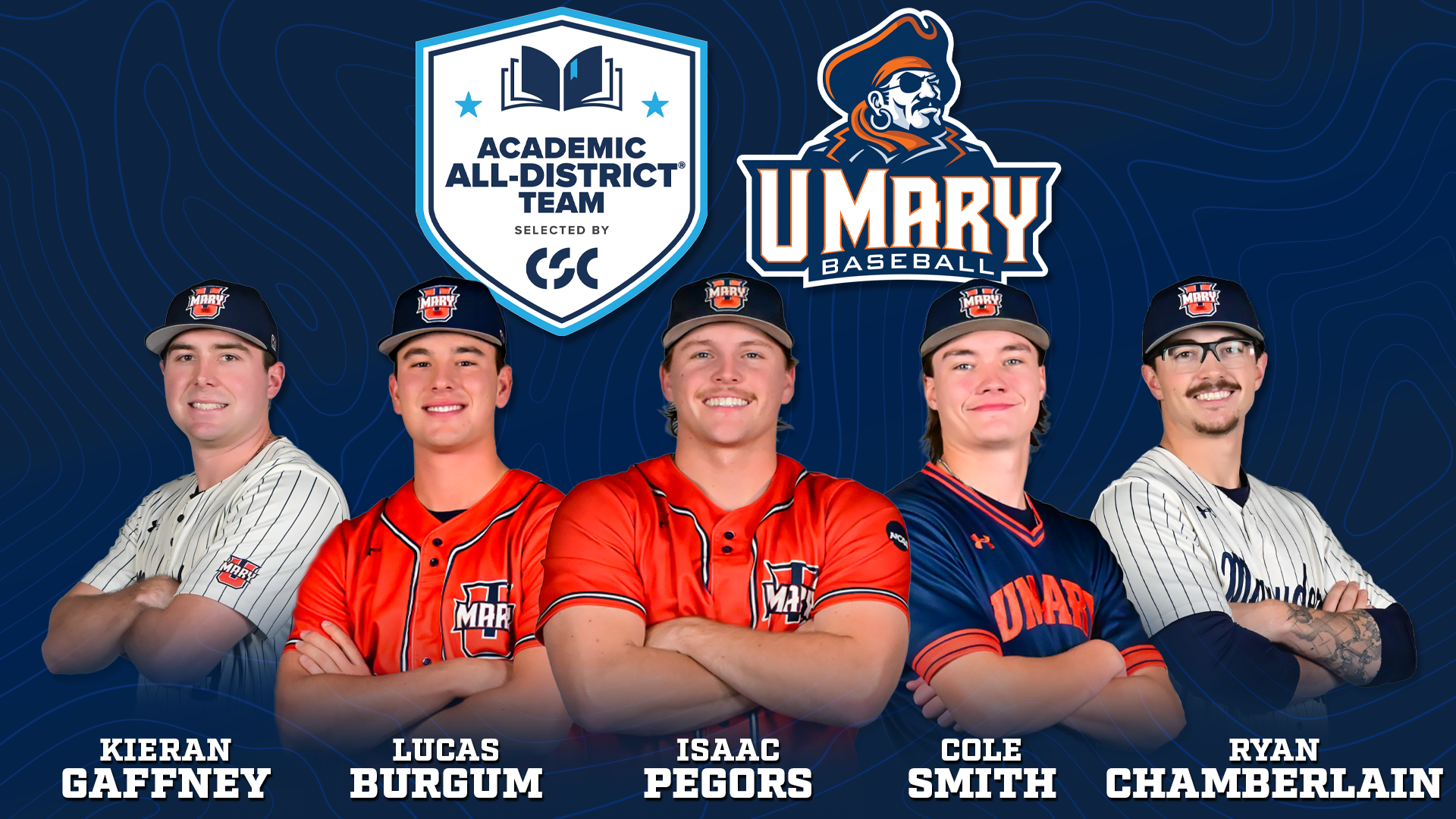 2026 CSC Academic All-District team graphic