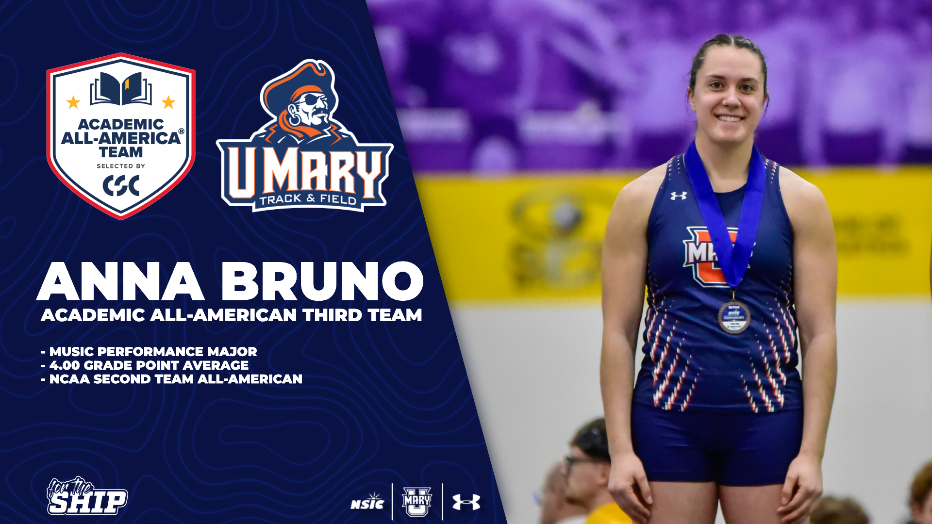 Anna Bruno Academic All-American