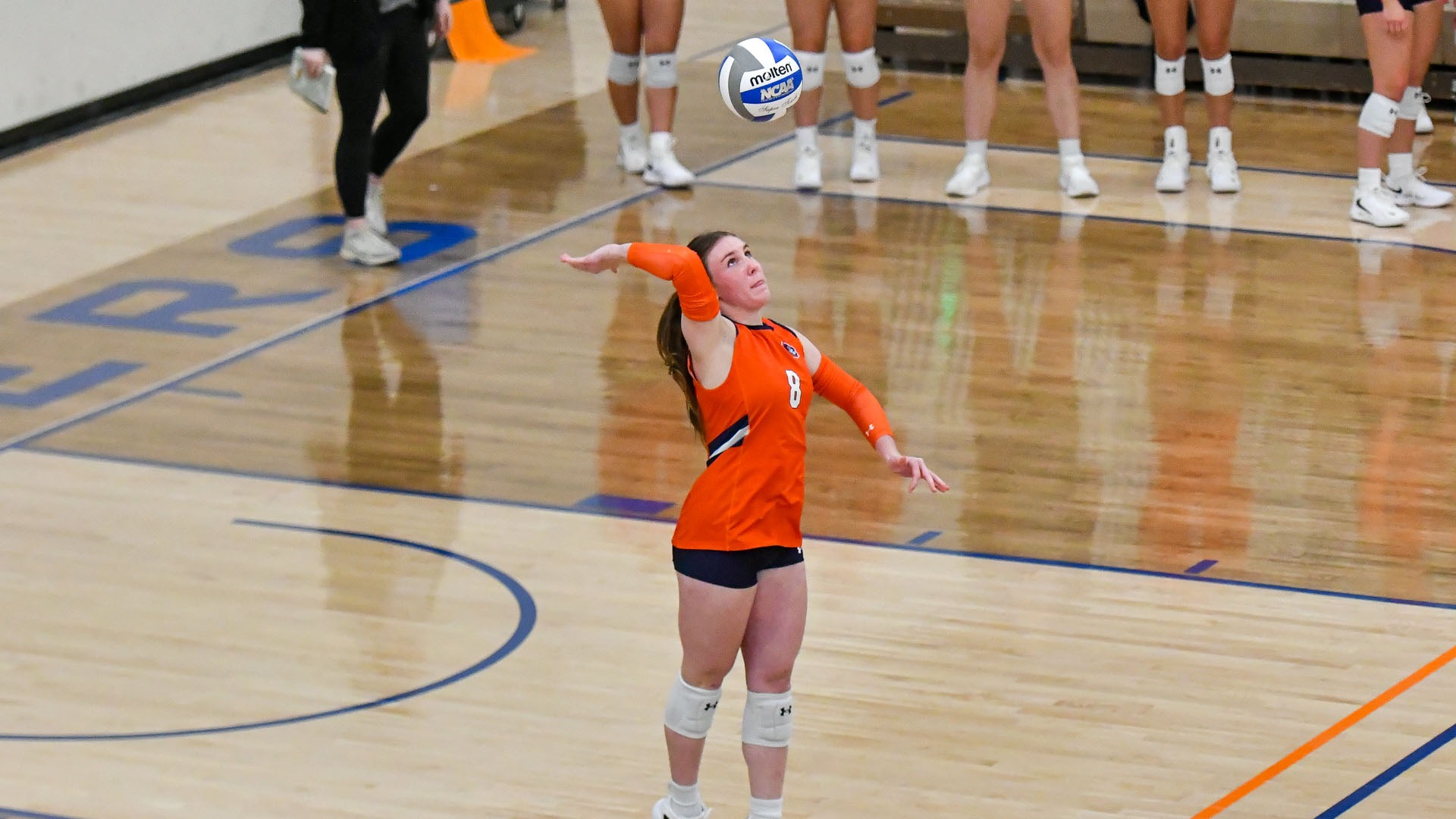 Loretta Tisch serving
