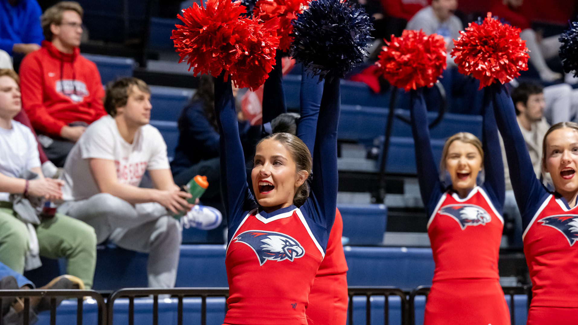 USI Cheer Team at Morehead State game (1/20/24)