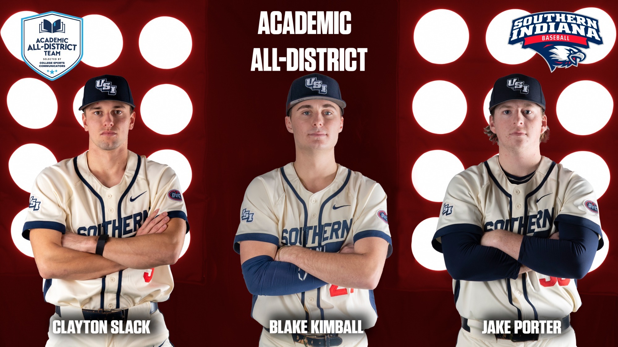 BB-USI Academic All-District Release Graphic