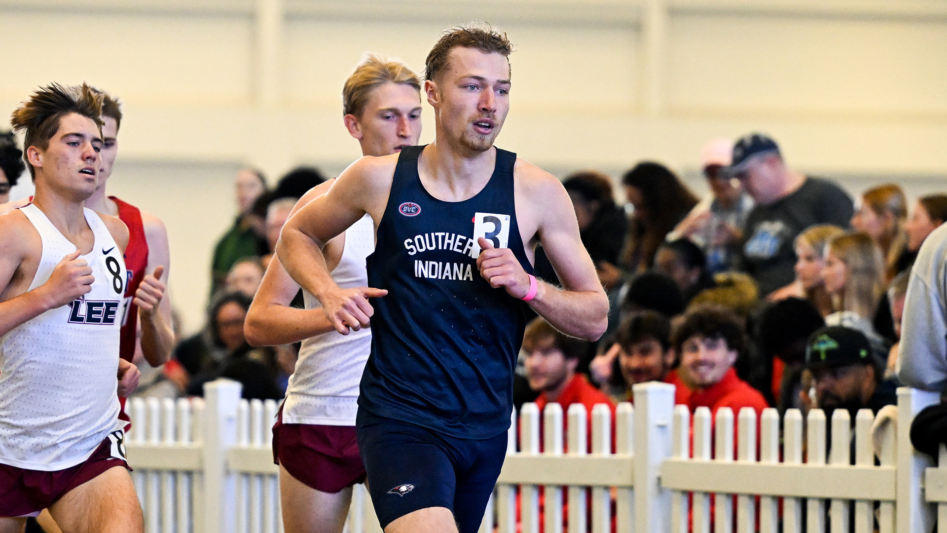 Cole Hess races at the Vanderbilt Invitational January 17 in Nashville, Tennessee.