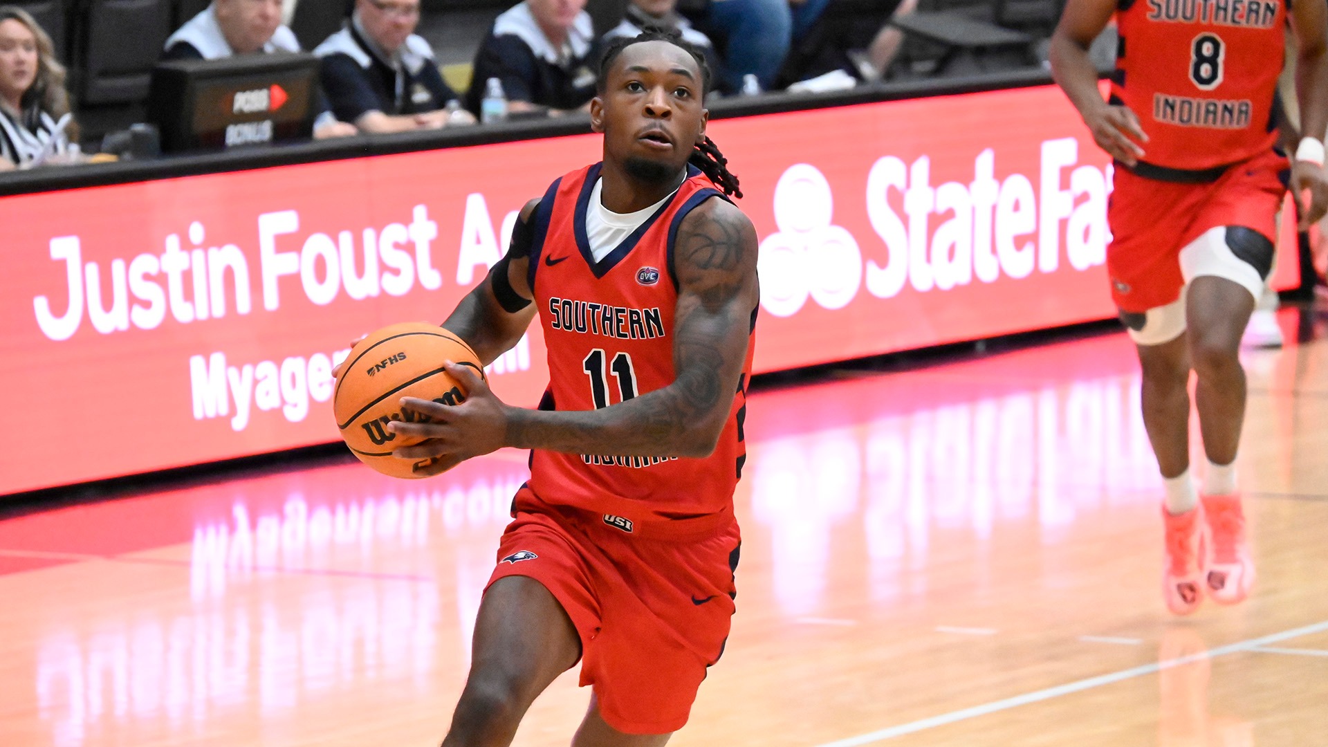 MBB-Sheridan Sharp in action at Lindenwood