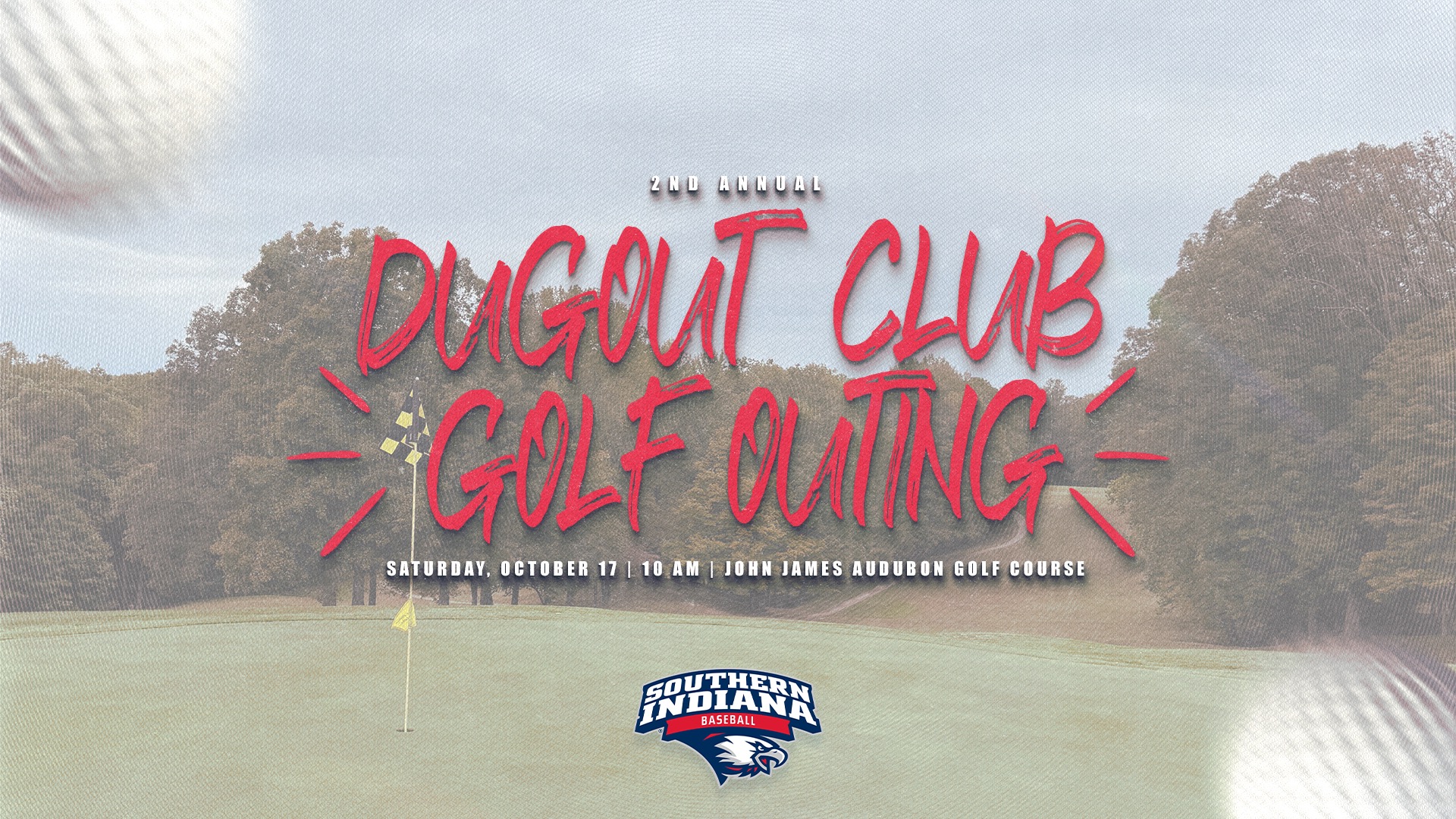 USI Baseball Dugout Club Golf Outing Graphic