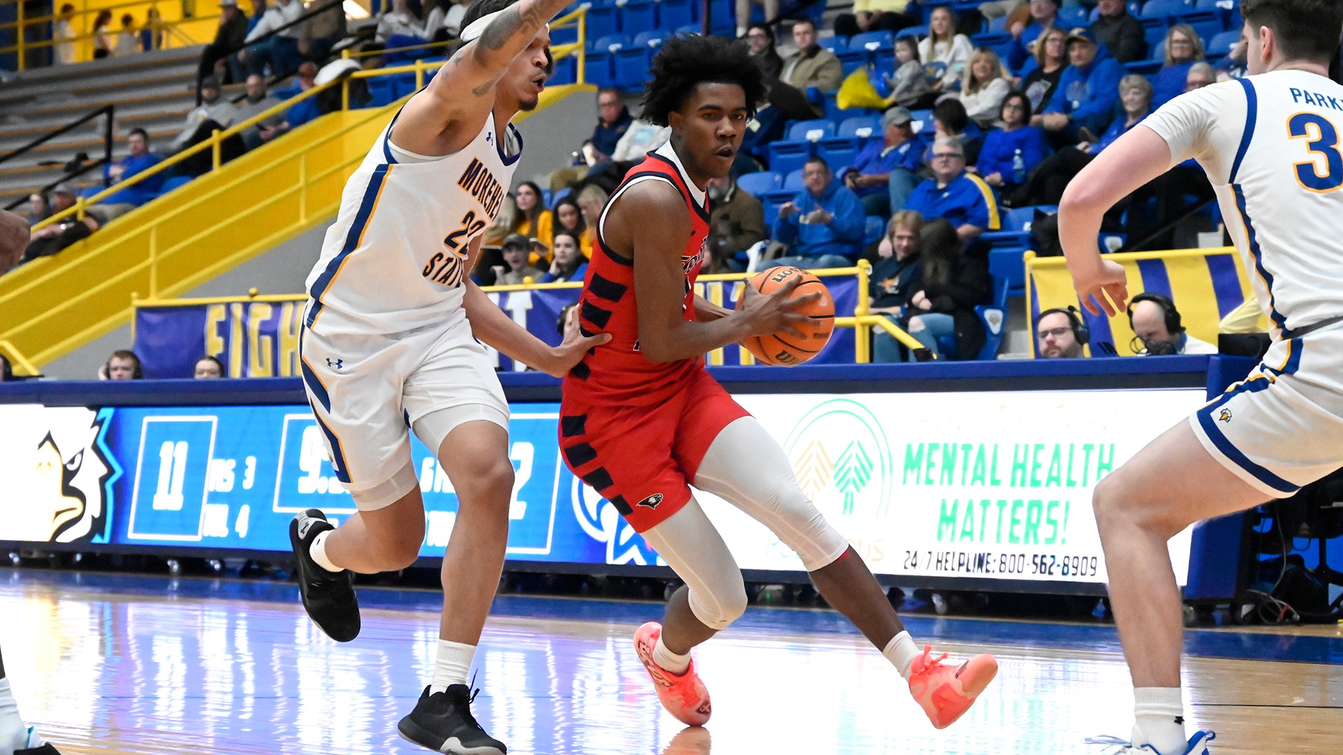 MBB-Cardell Bailey in action at Morehead State