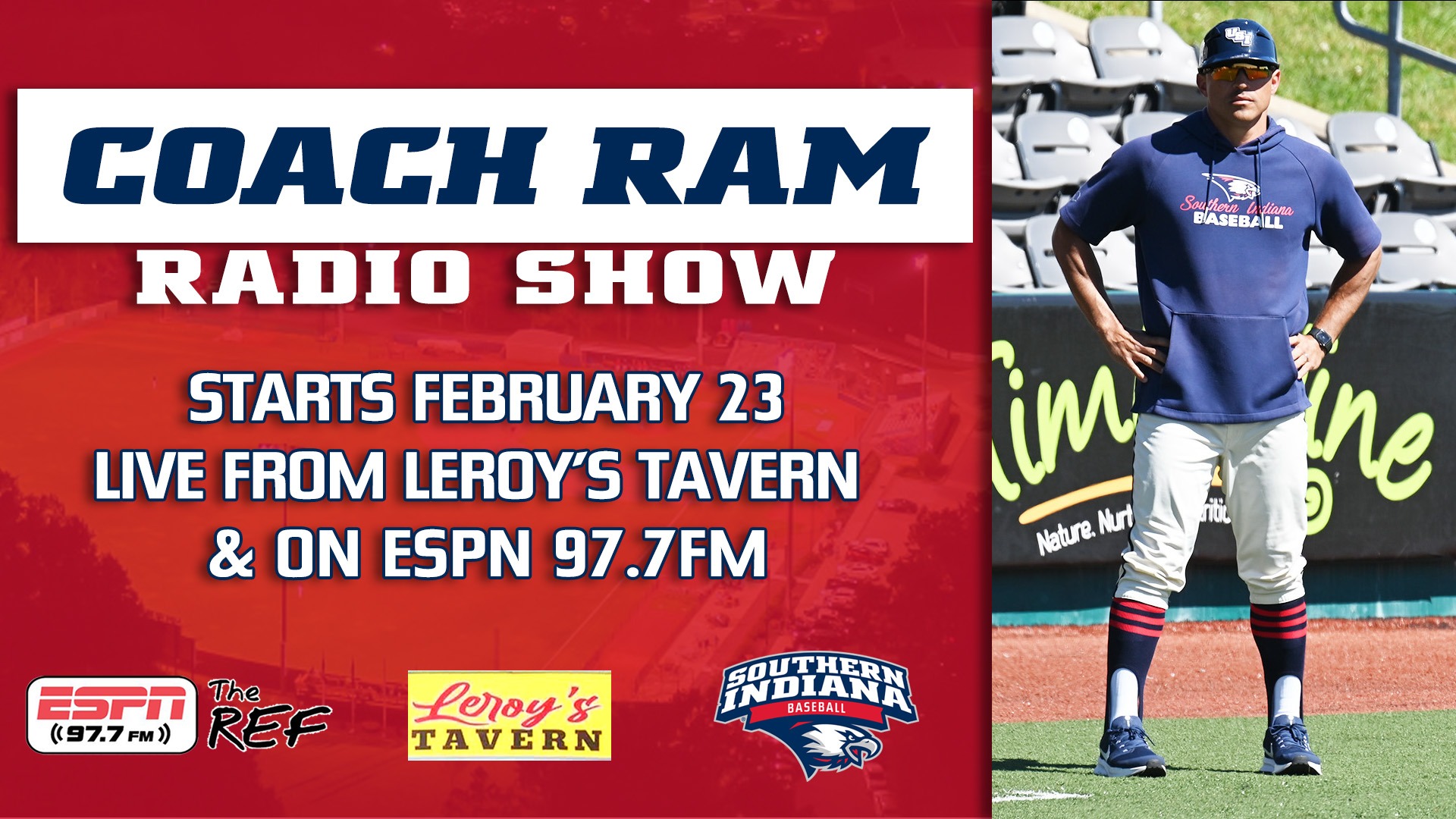 BB-Coach Ram Radio Show graphic for announcement. 