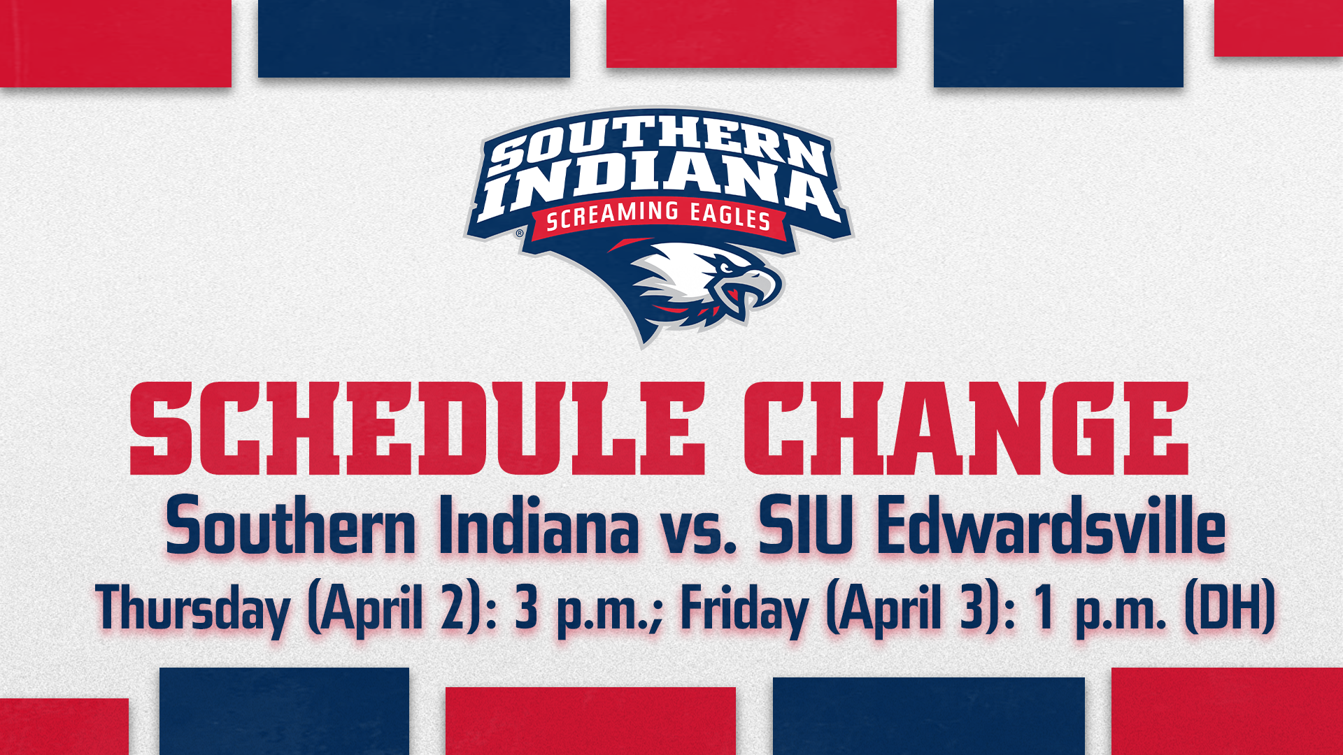 USI-SIUE Baseball Series Change Graphic 