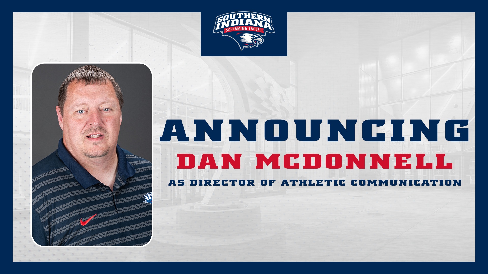 20260501_USI_Announce_McDonnell_Director_Athletic_Communication