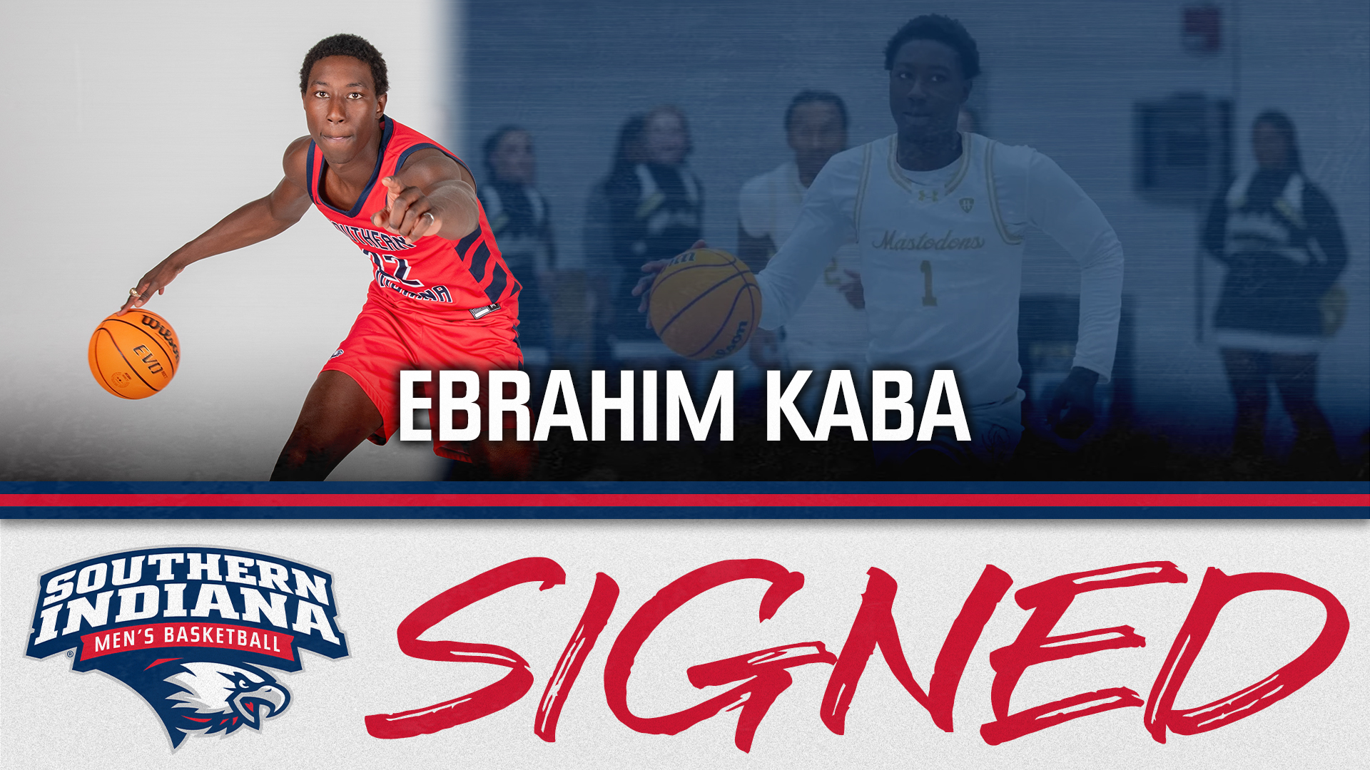 Ebrahim Kaba signing graphic