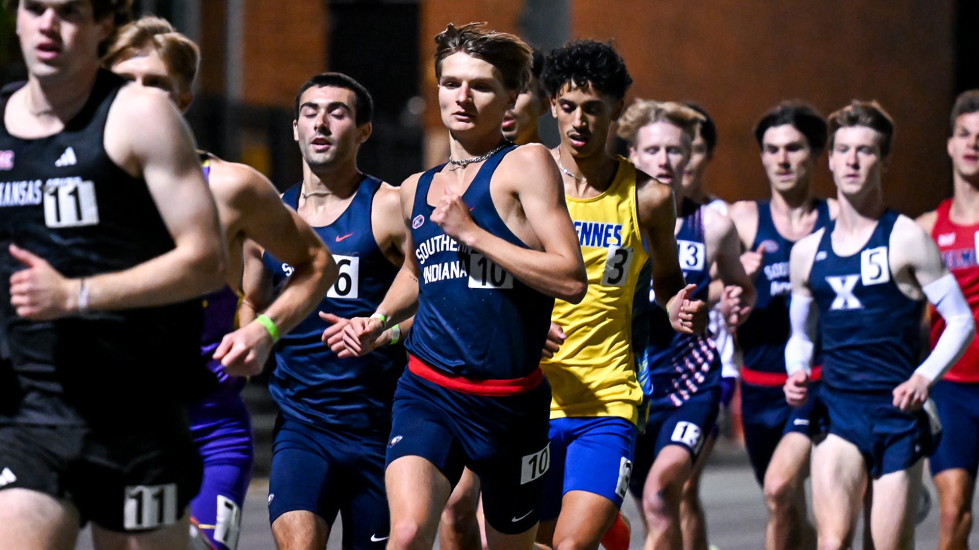 Wylee Kippenbrock races in the 1,500 meters at the Music City Challenge May 1, 2026, in Nahsville, Tennessee.