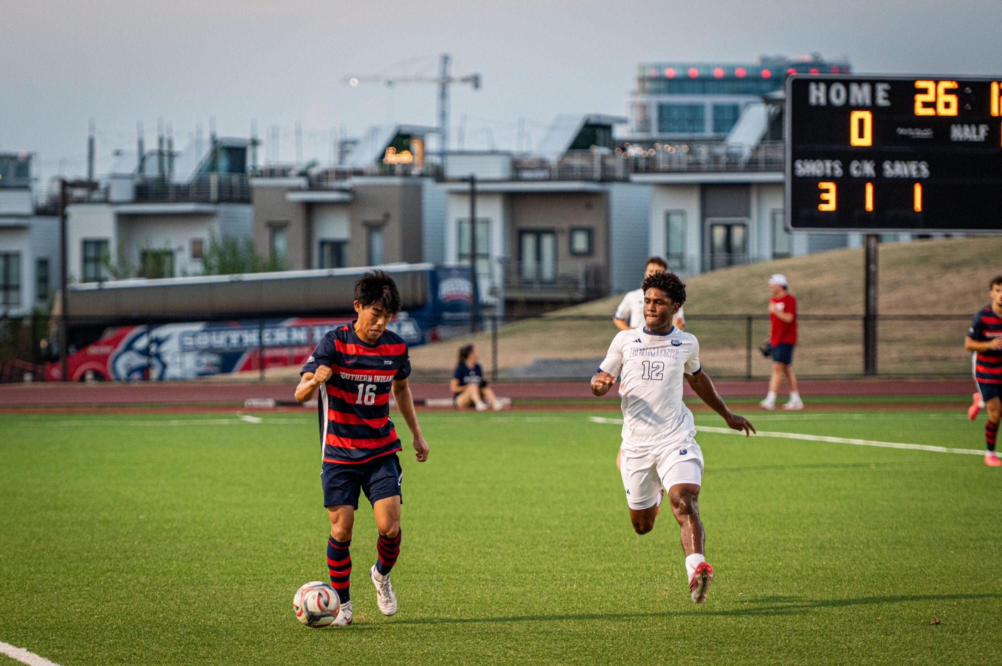 Ahiro Nakamae dribbles the ball