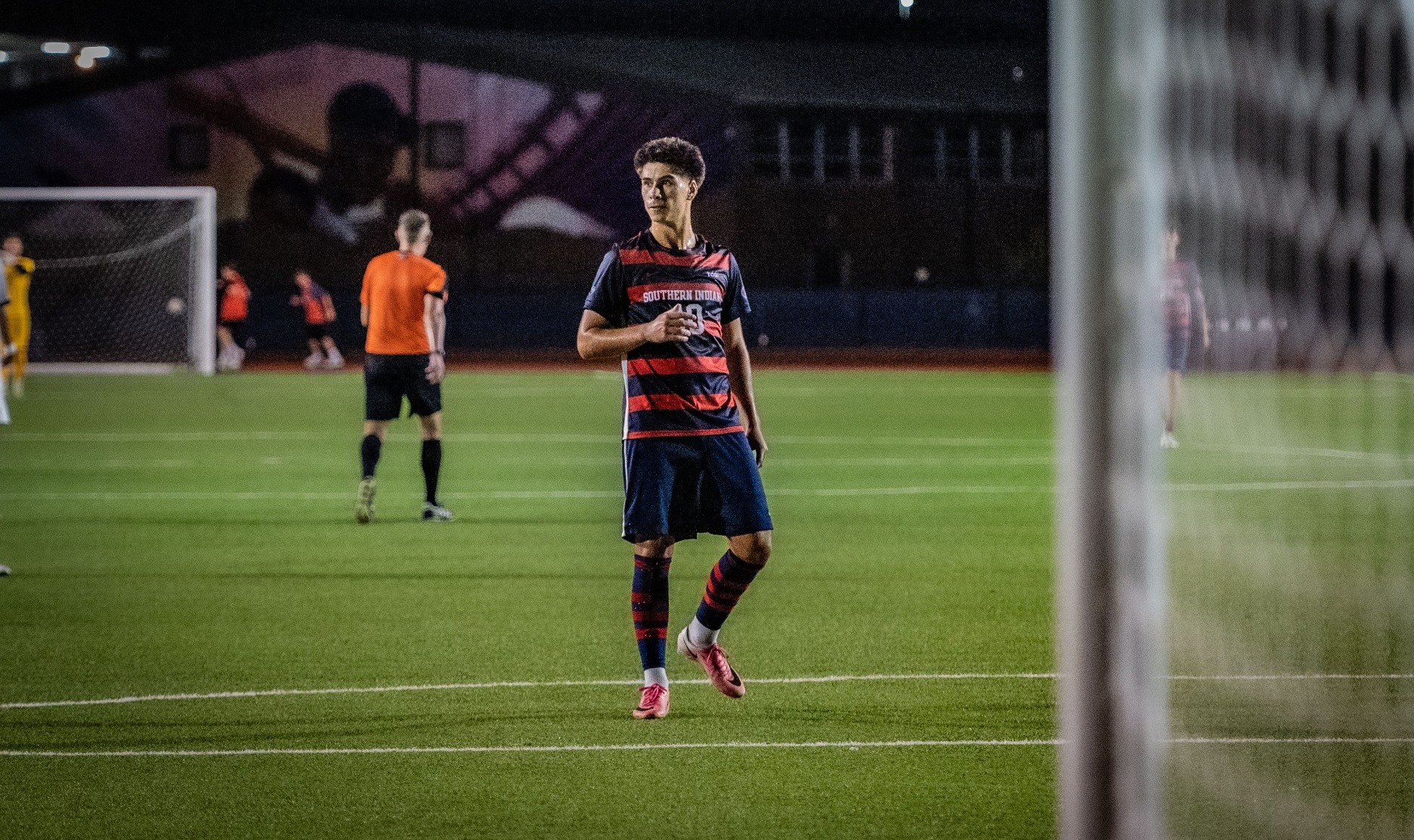 Cvorovic stands in front of the net