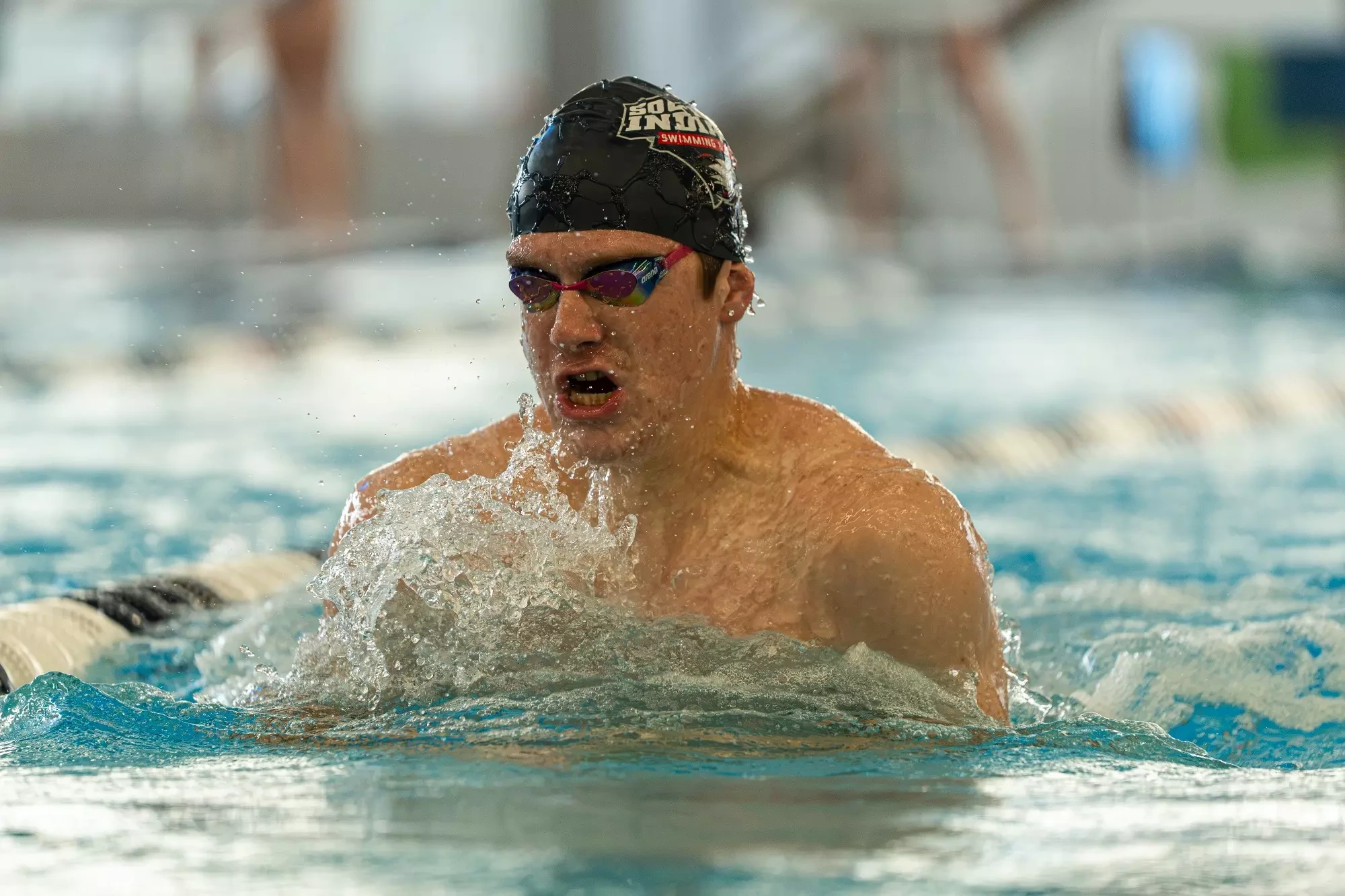 USI Swimming & Diving Red vs. Blue Meet Action Shot
