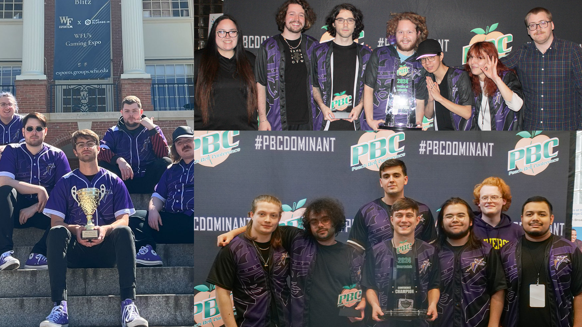 Esports teams collage
