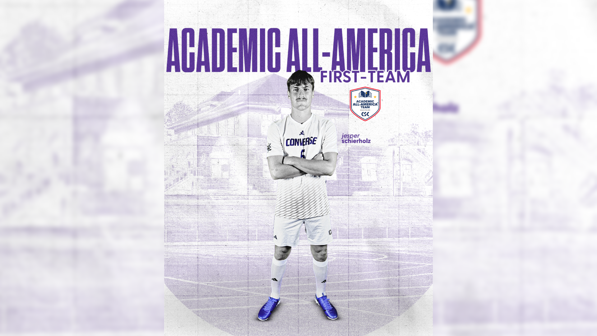Jesper Schierholz is named CSC Academic All-American