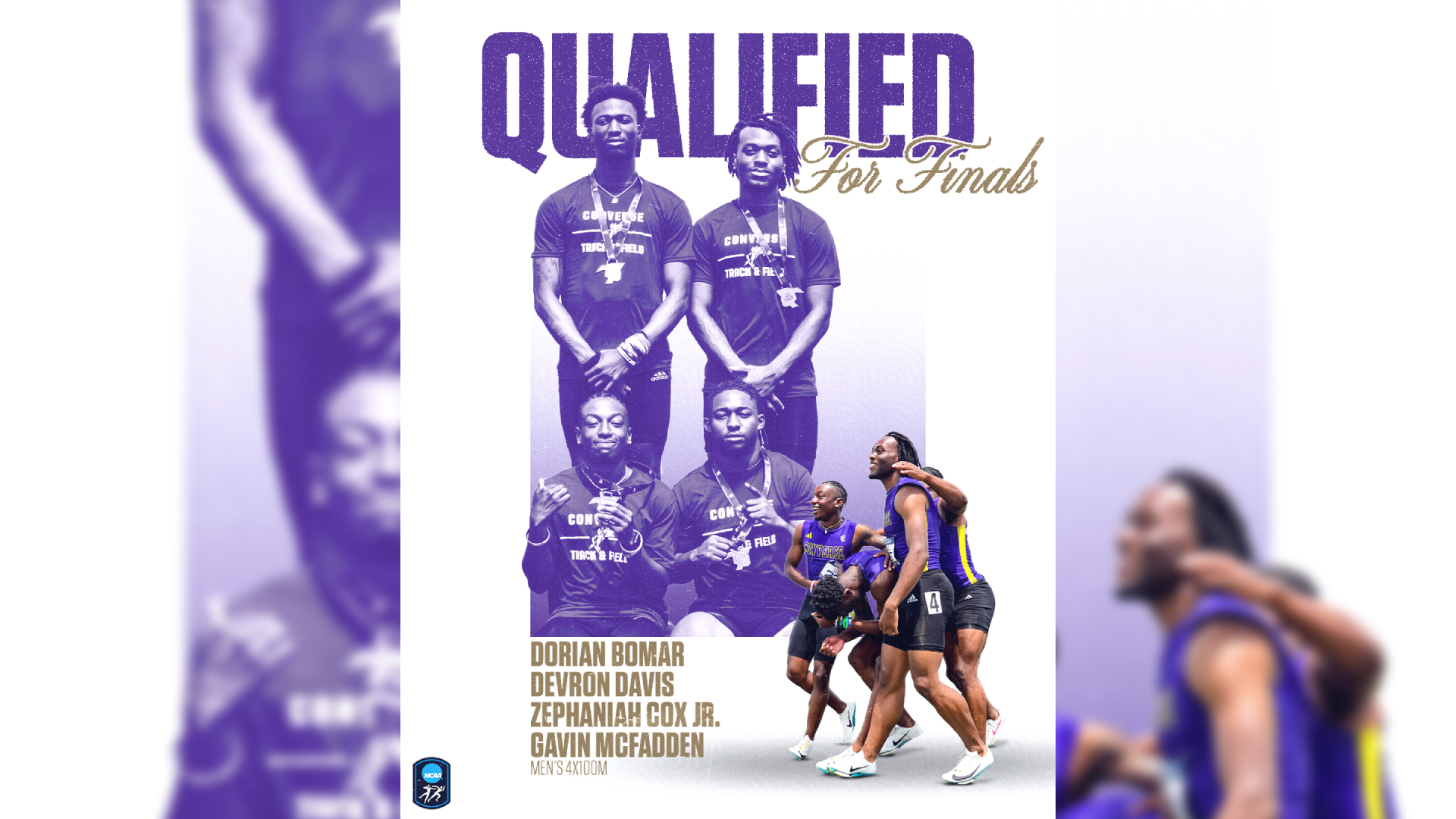 Men's 4x100 Relay Qualified Graphic