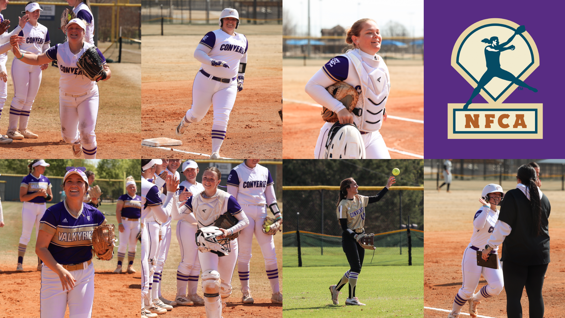 Seven Valkyries were named NFCA All-America Scholar-Athletes