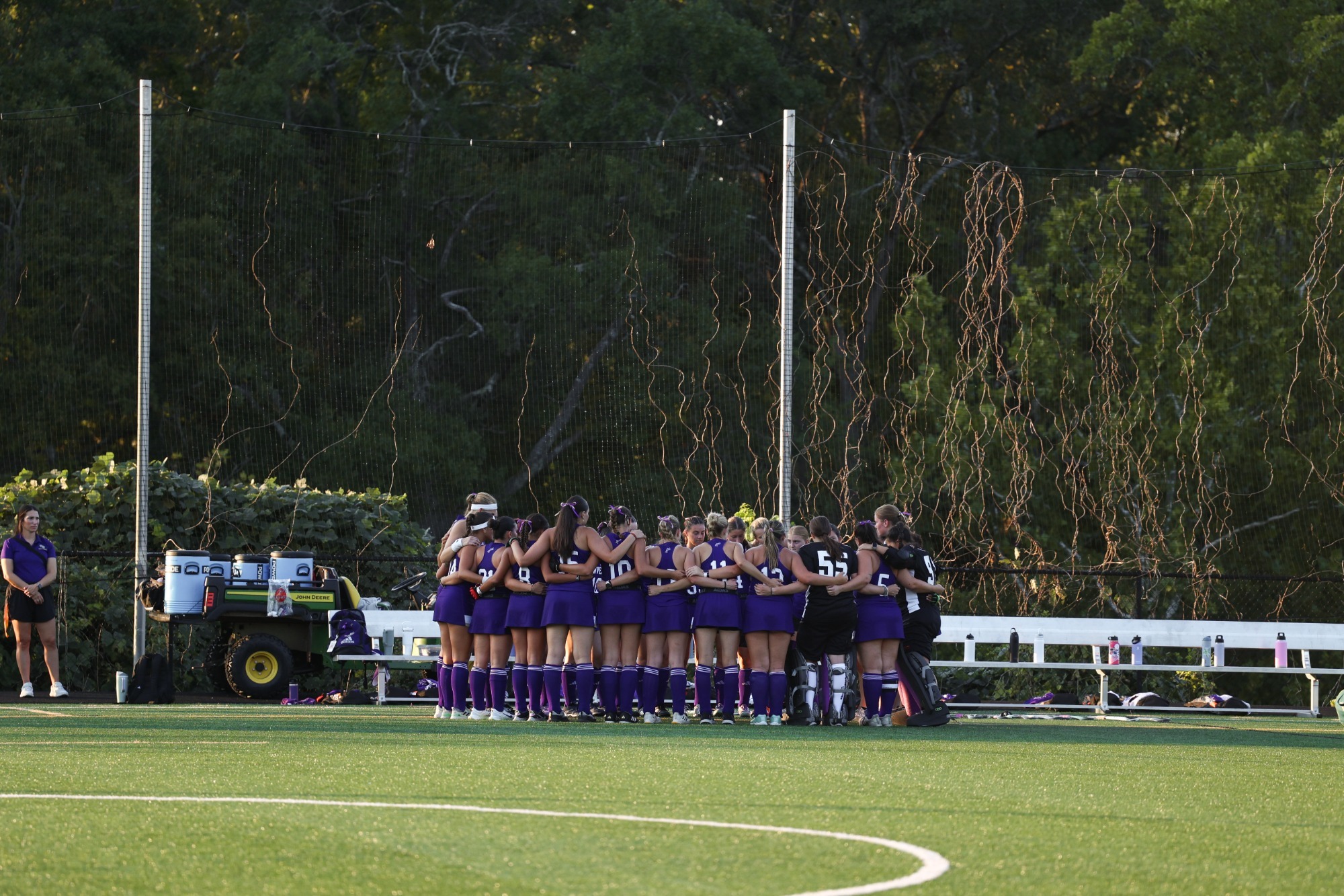 2025 Field Hockey Team Huddle