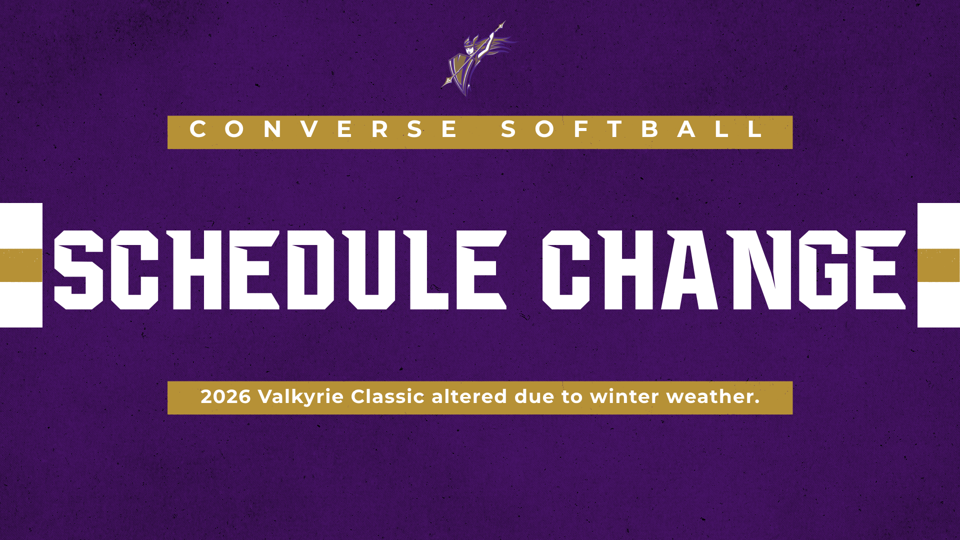 2026 Valkyrie Classic altered due to weather