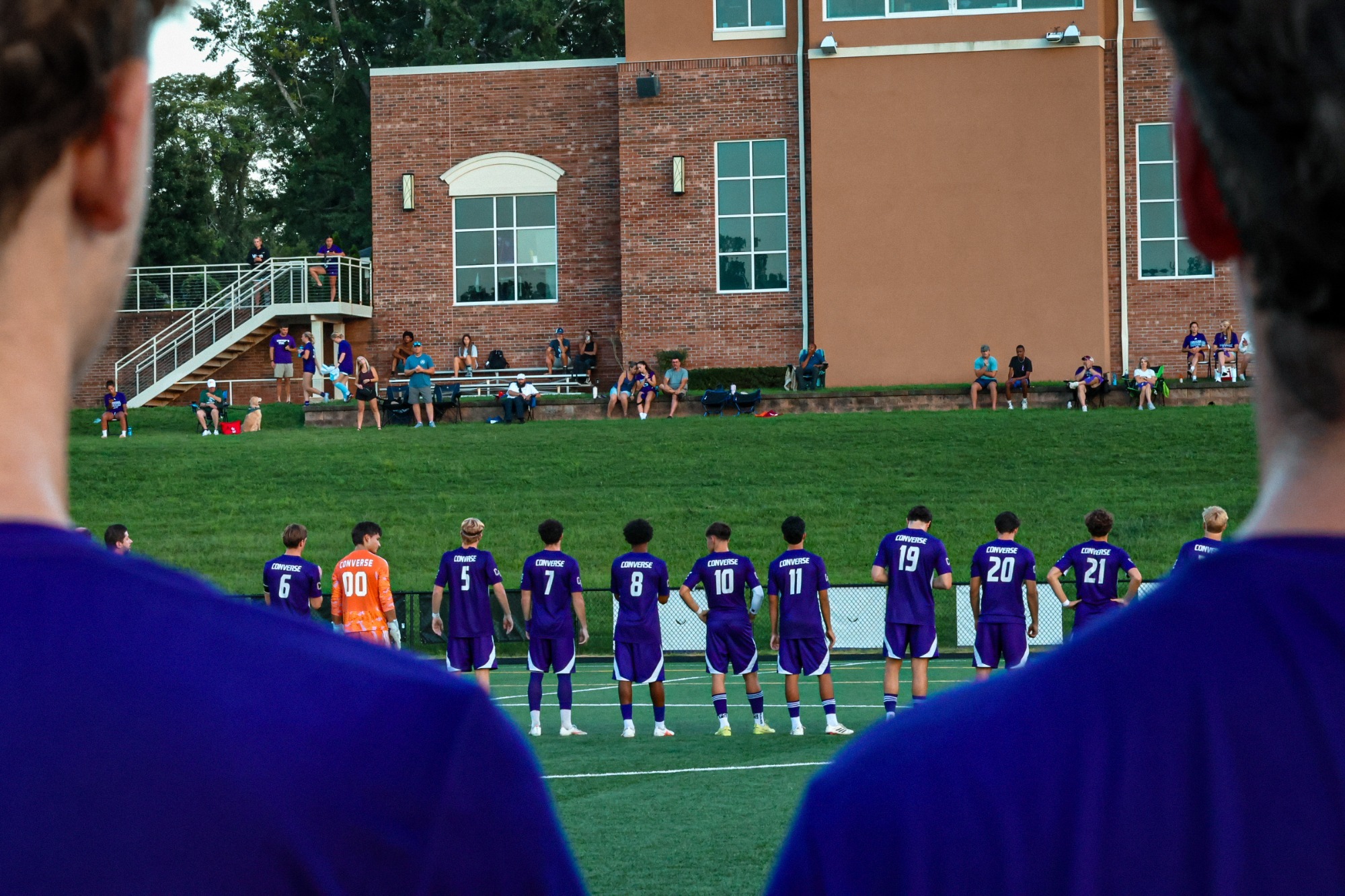 Converse men's soccer pregame lineups