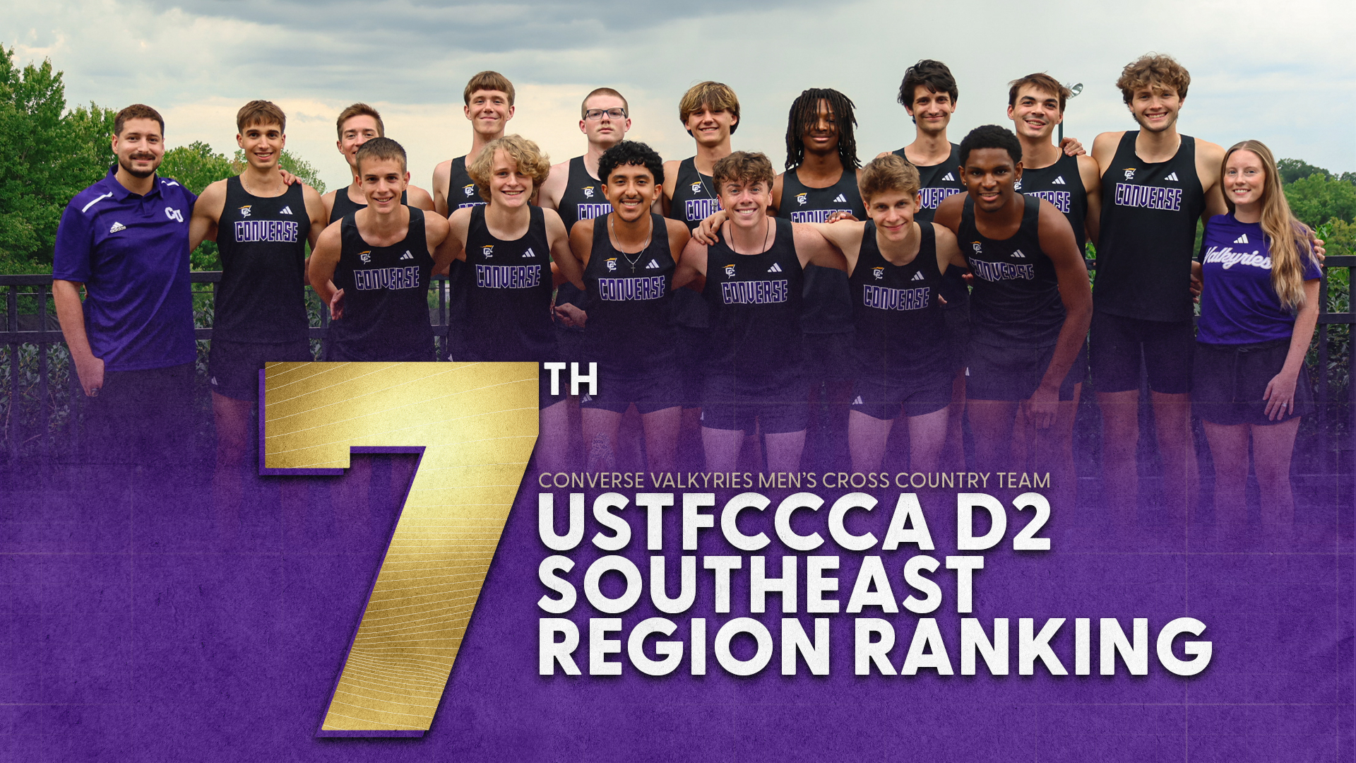 Converse men's cross country up to 7th in latest USTFCCCA poll
