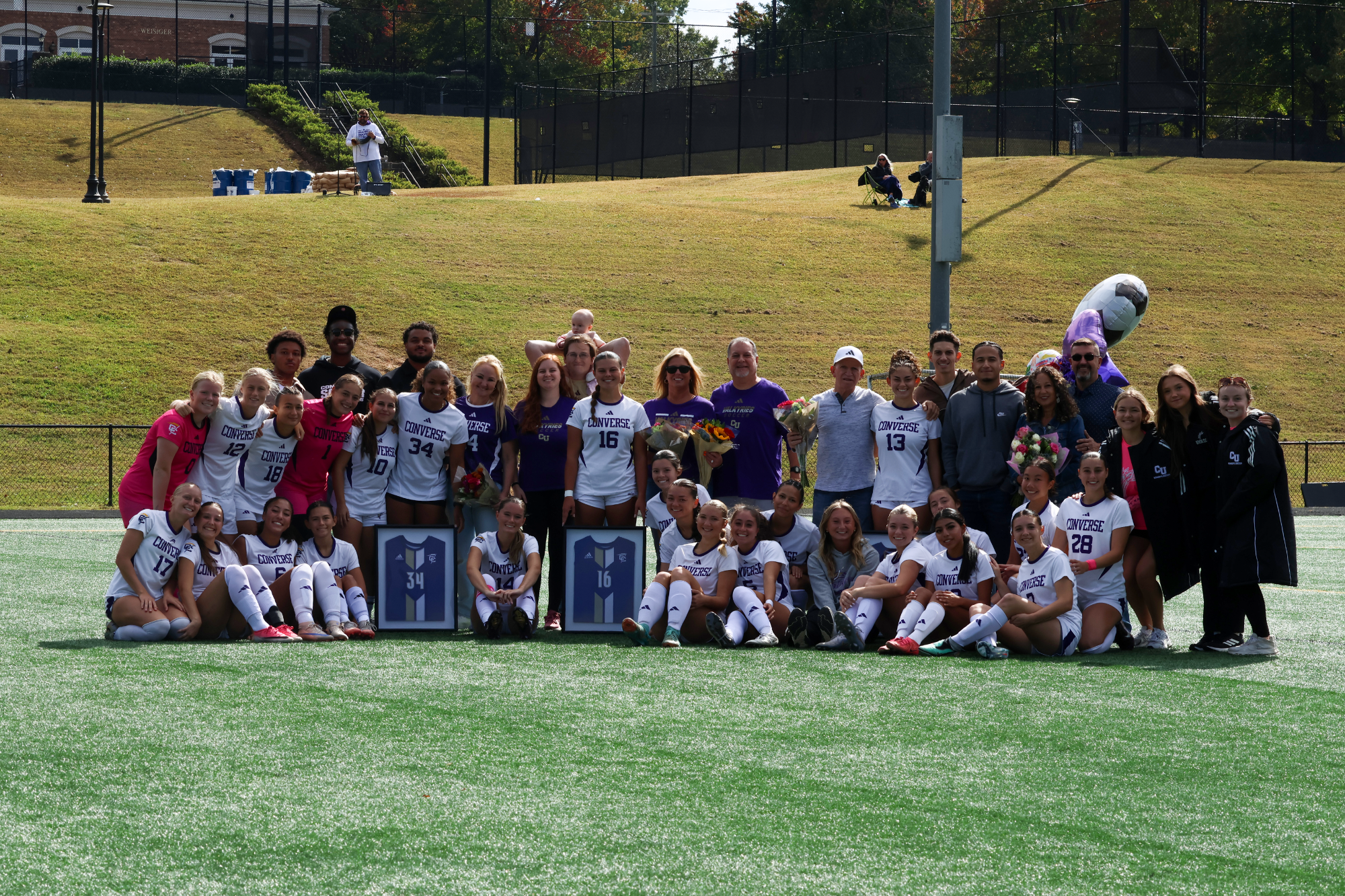 Converse women's soccer senior day