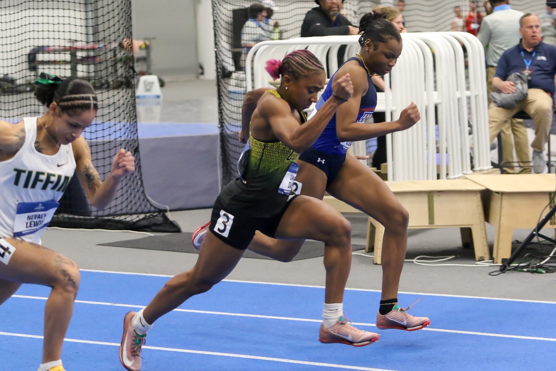 Grace Davis competes at indoor nationals