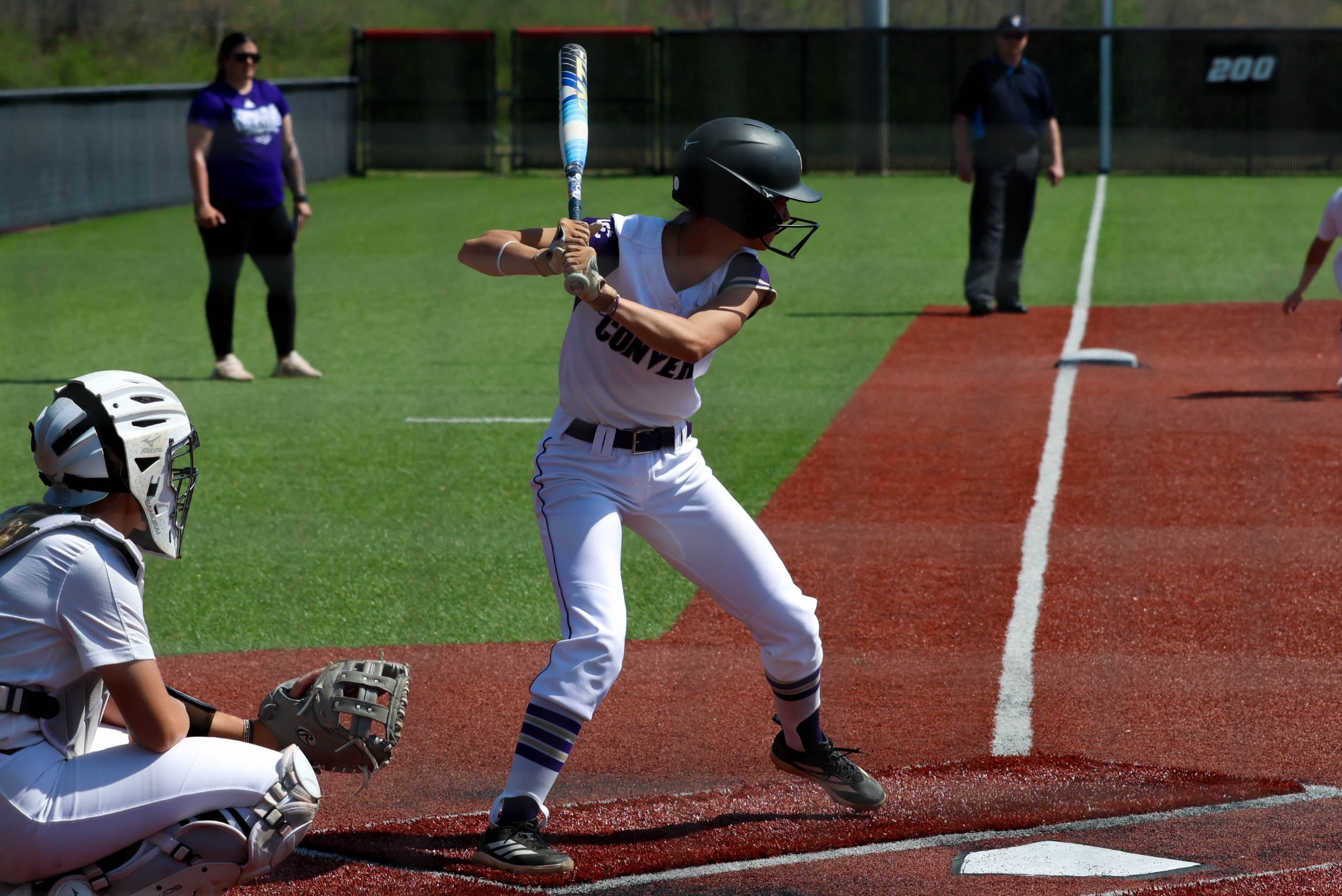 Aubree Leonard hits against NGU