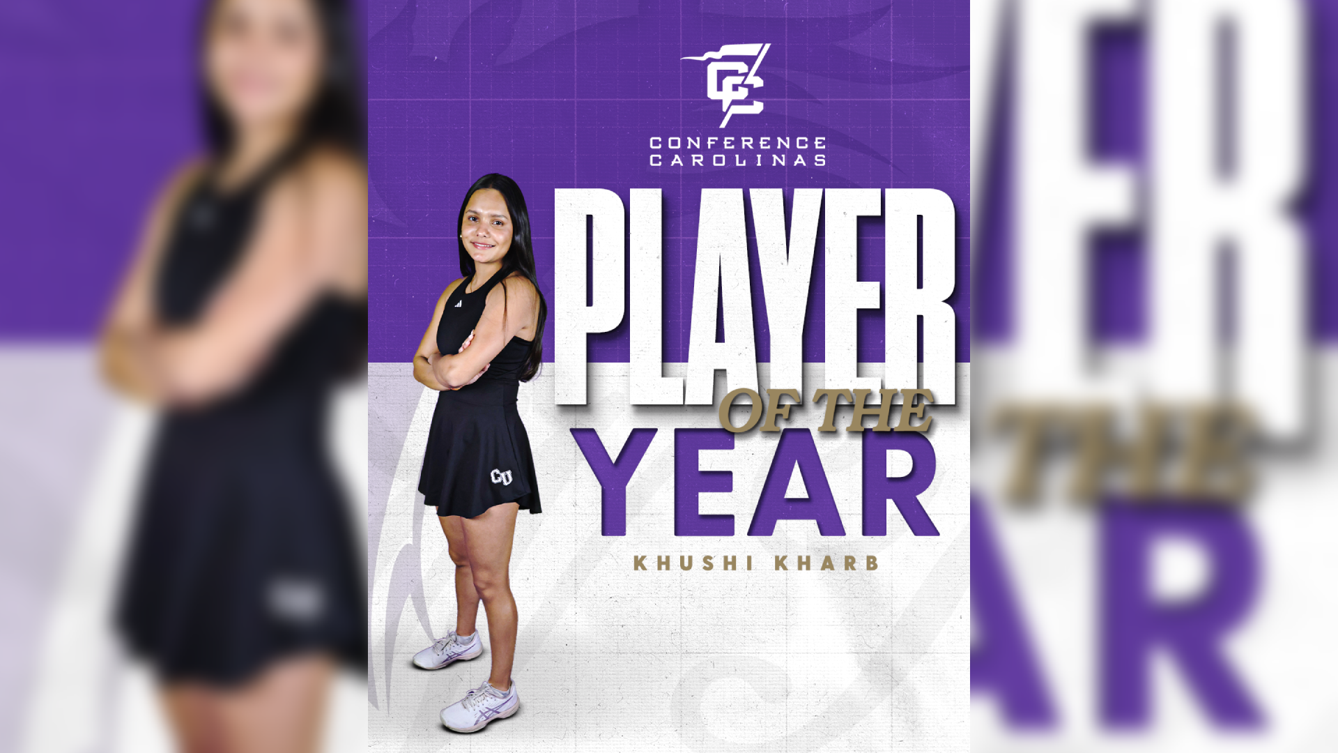 Khushi Kharb is the Conference Carolinas Player of the Year