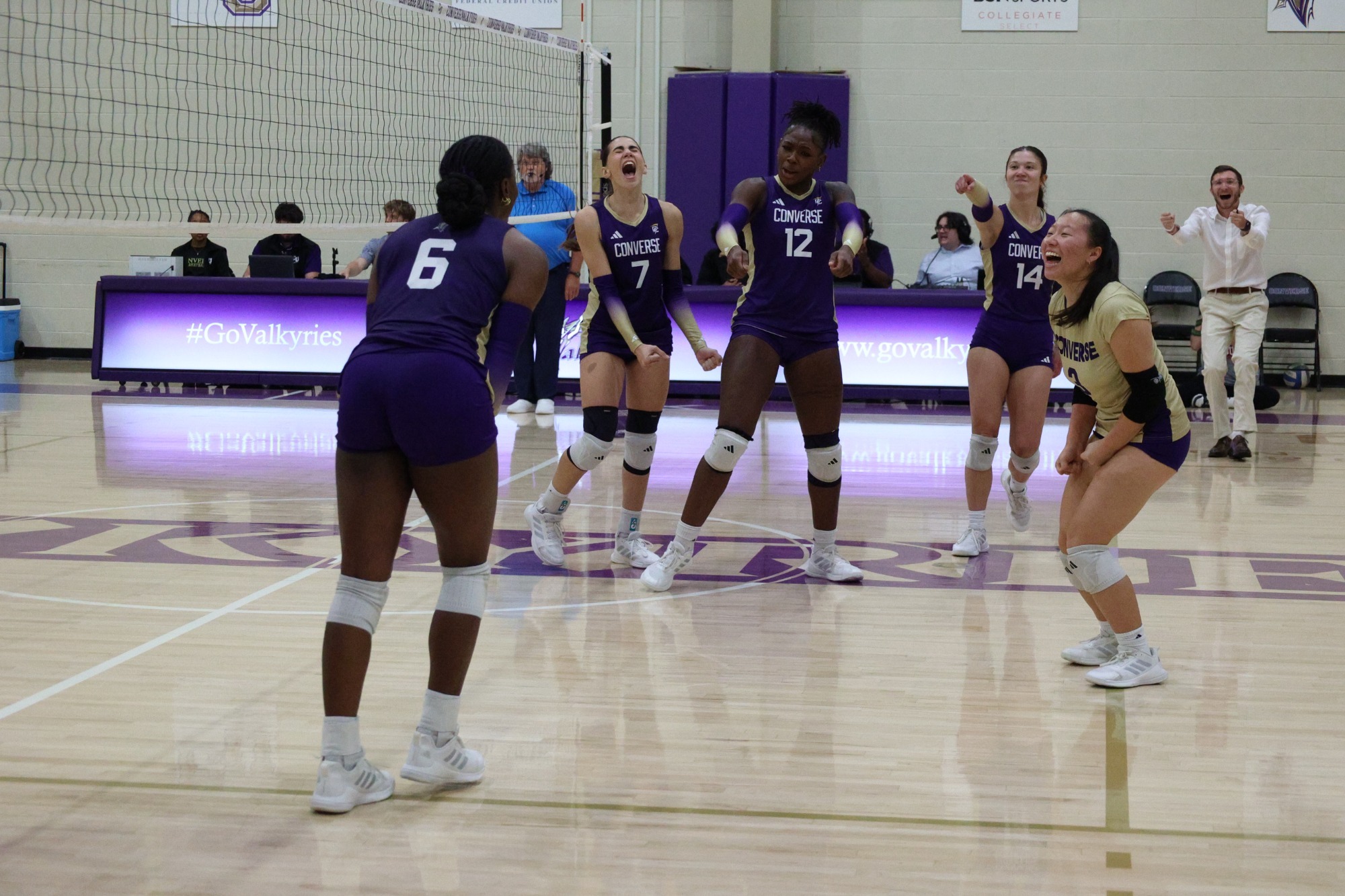 Converse Volleyball celebration on-court 2026