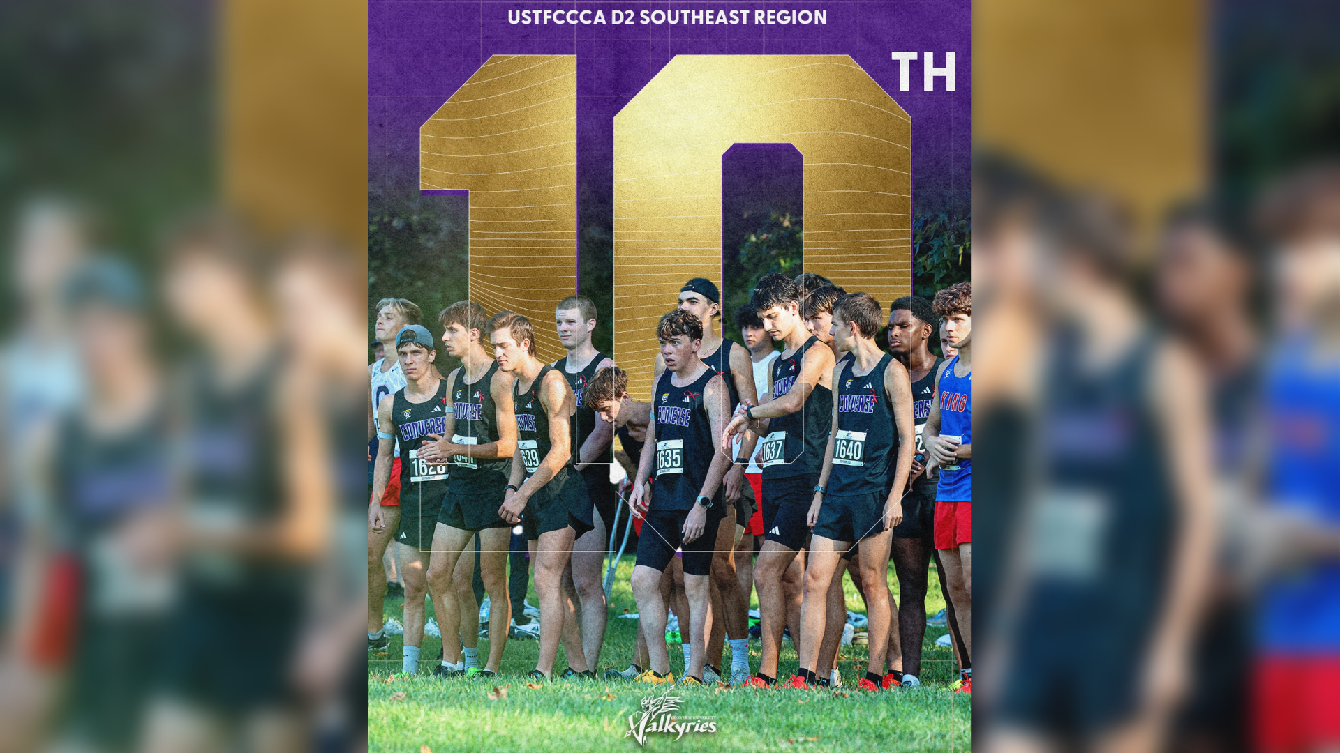 Converse Men's XC is ranked 10th in the latest USTFCCCA