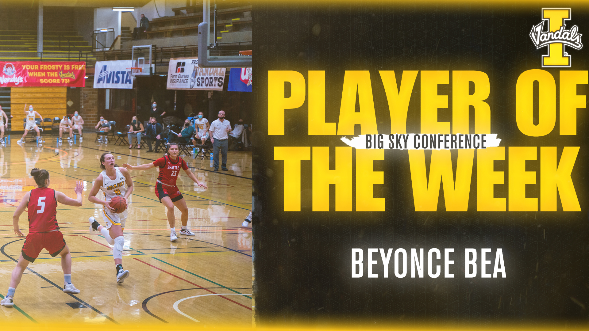 Bea named Big Sky Player of the Week University of Idaho Athletics