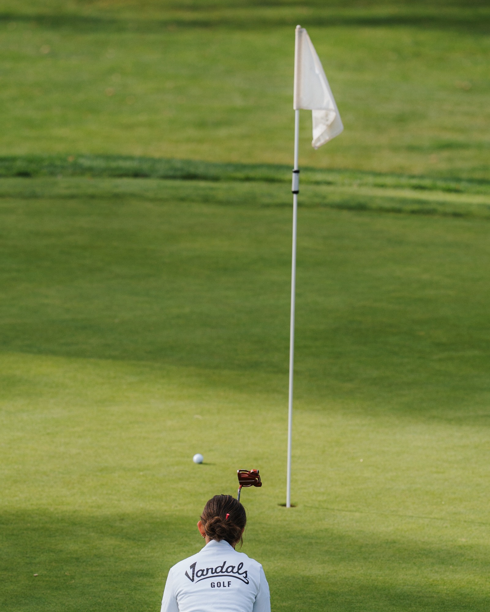 Idaho womens golf putt reading photo 