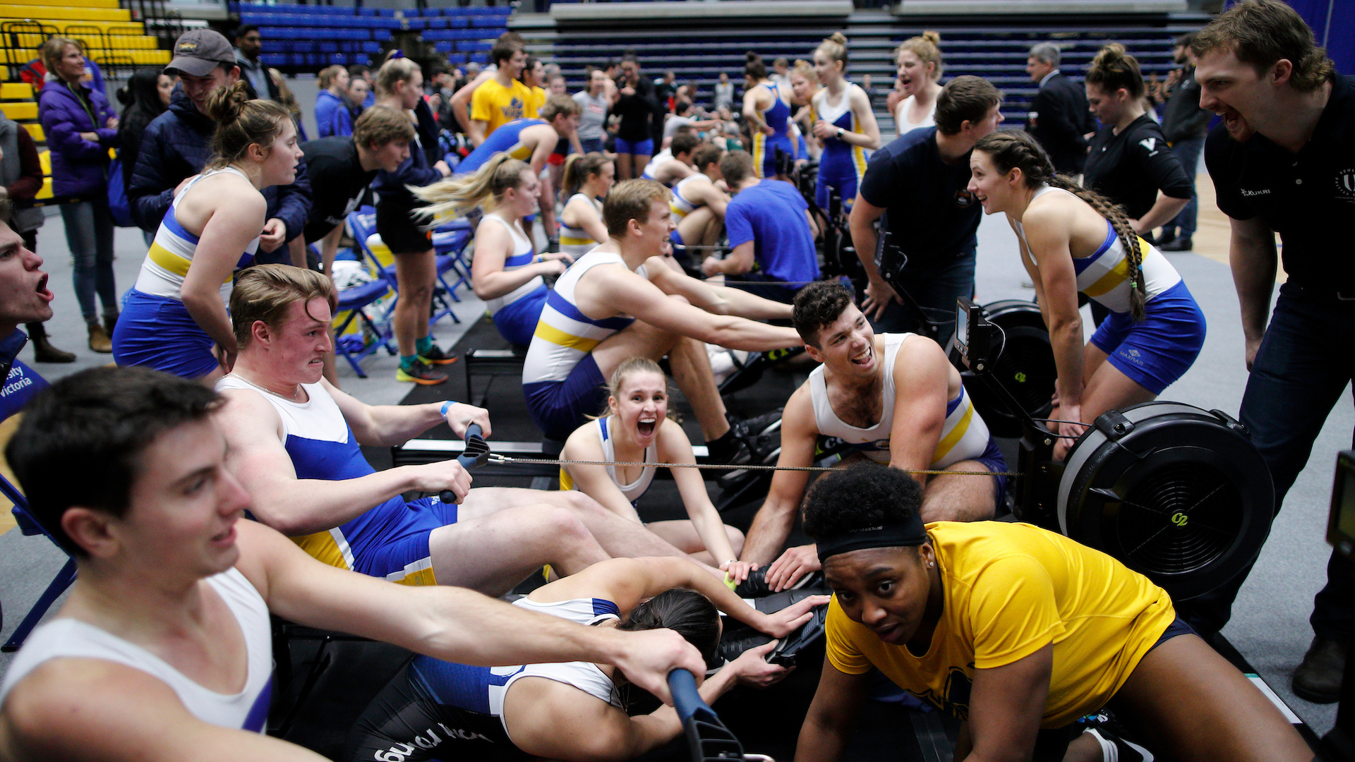 Vikes rowing host successful 34th Annual Monster Erg event in CARSA